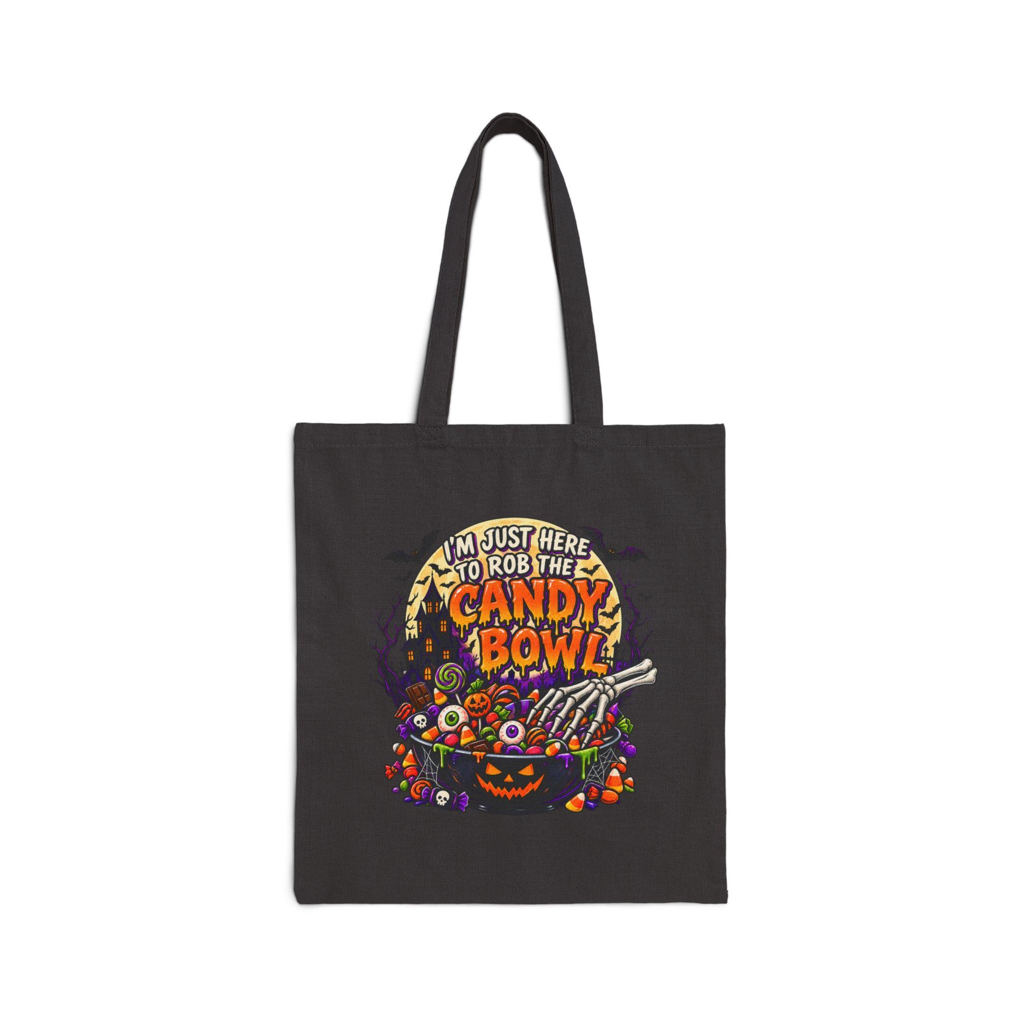 I'm Just Here to Rob the Candy Bowl Tote Bag, product image 3