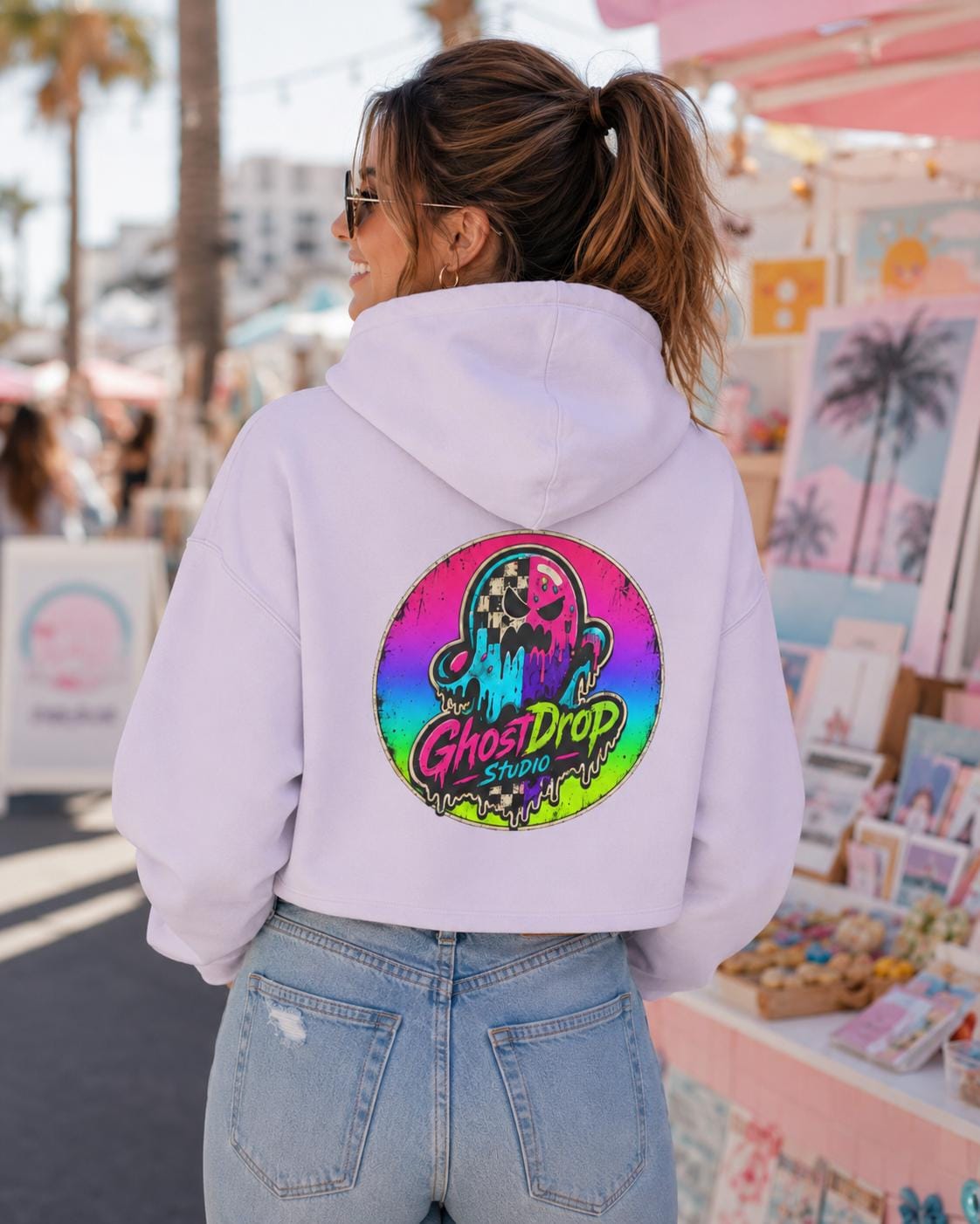 Create Your Own Chaos crop hoodie, product image 2