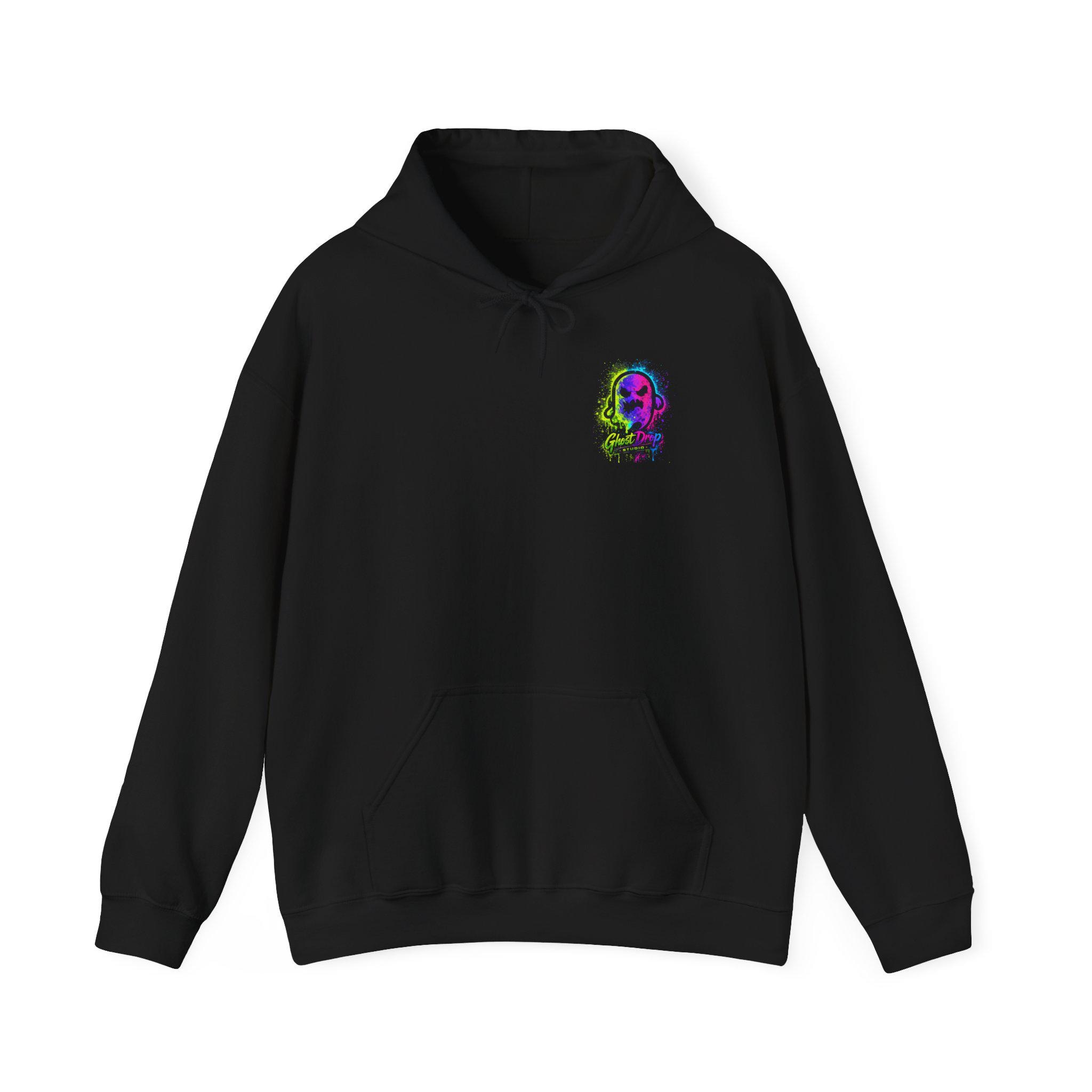 Neon Skull Drip Hoodie, product image 3