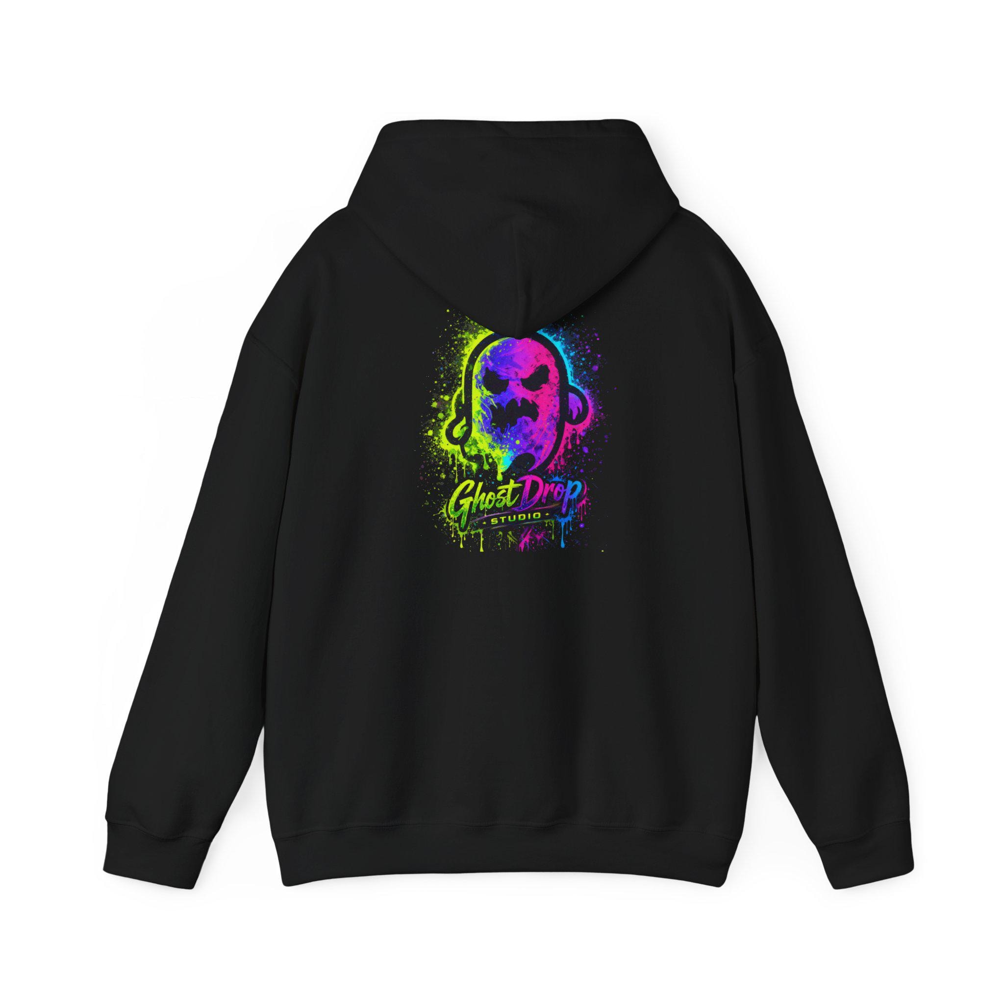 Neon Skull Drip Hoodie, product image 4