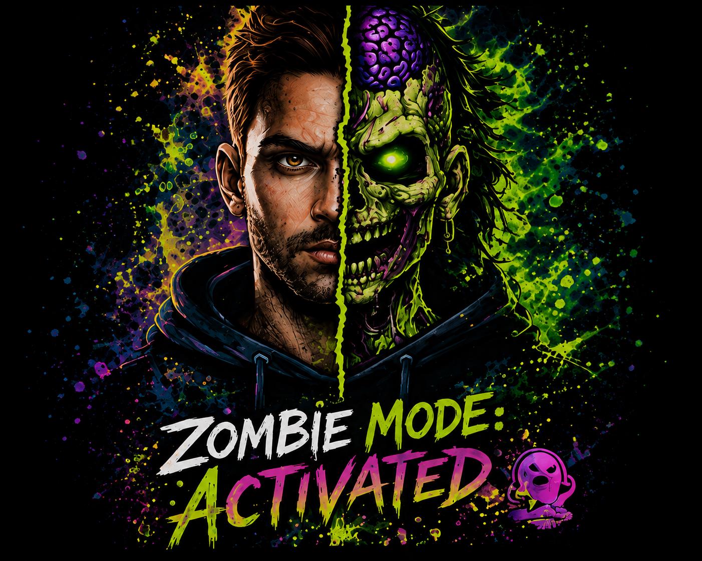 Zombie Mode Activated Long Sleeve Shirt, product image 3