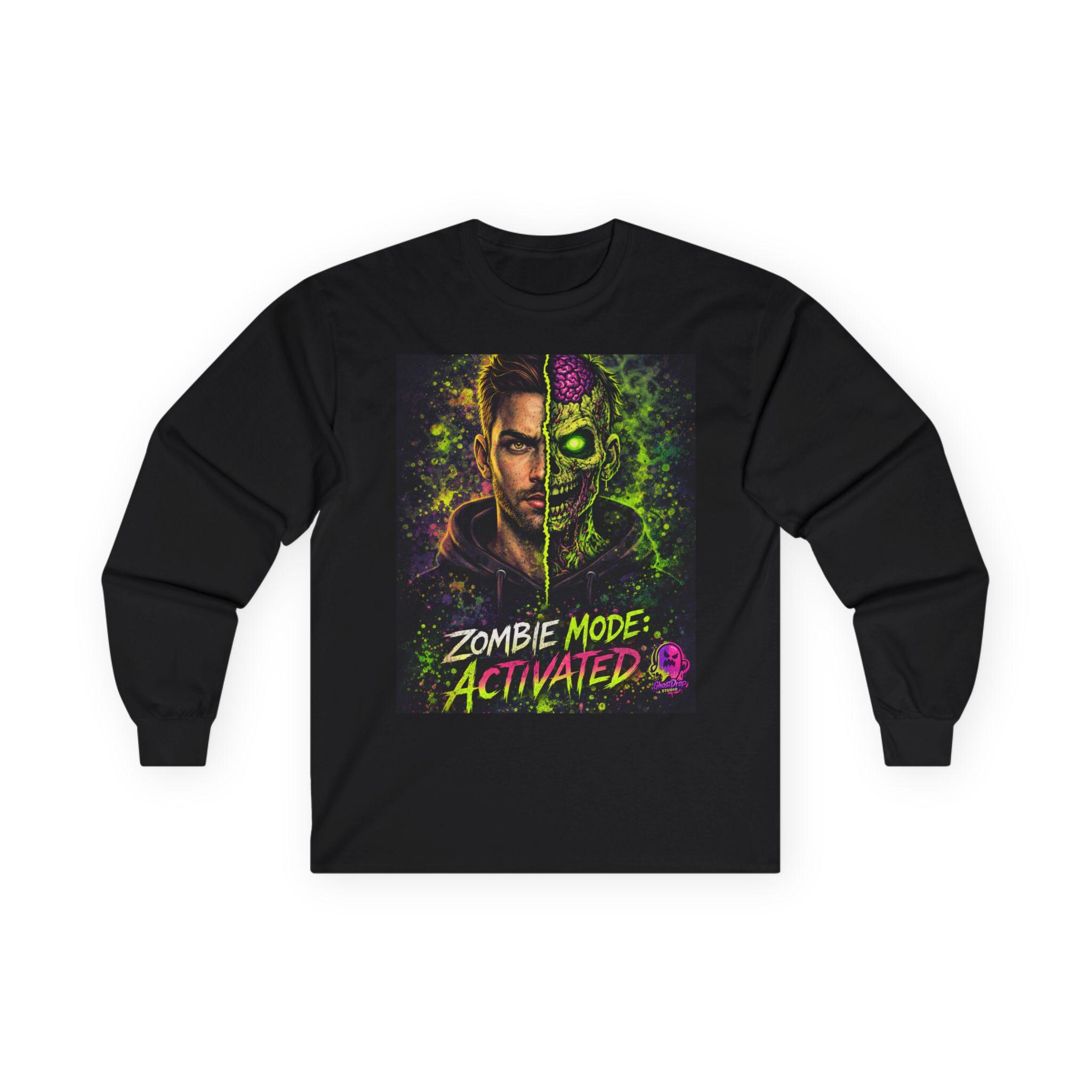 Zombie Mode Activated Long Sleeve Shirt, product image 4