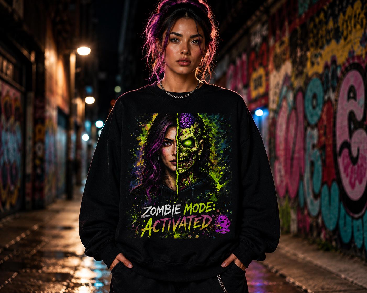 Zombie Mode Activated Crewneck