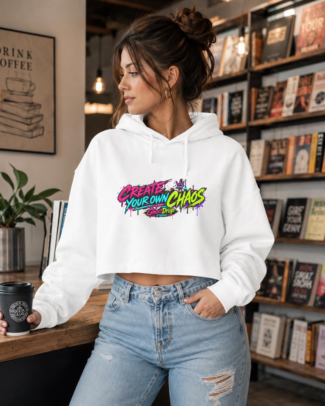 Create Your Own Chaos crop hoodie, product image 11