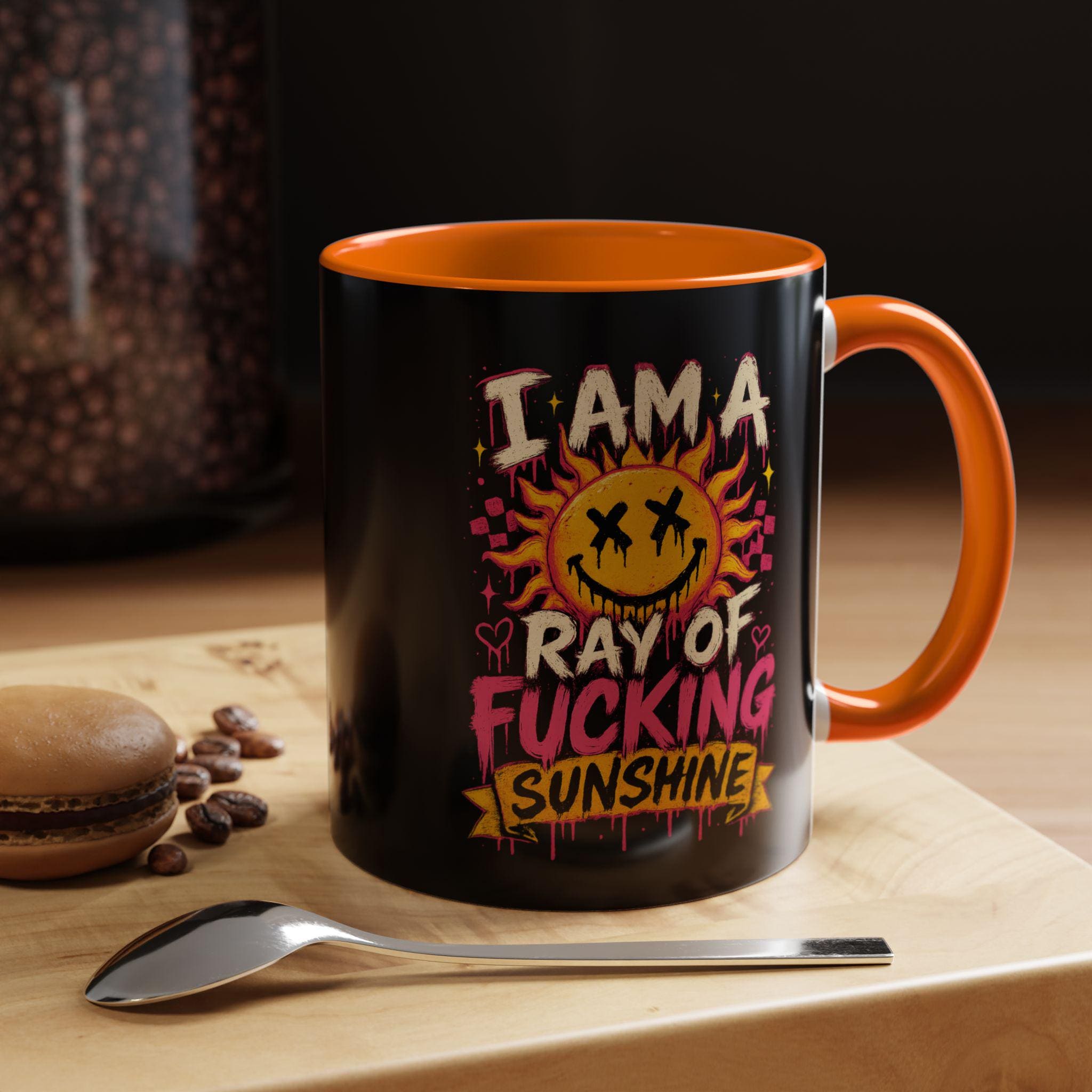 Accent Coffee Mug 11oz, Funny Sarcastic Mug, Goth Gift, Dark Humor Mug, Alternative Coffee Lover Gift, Funny Coffee Cup, product image 11