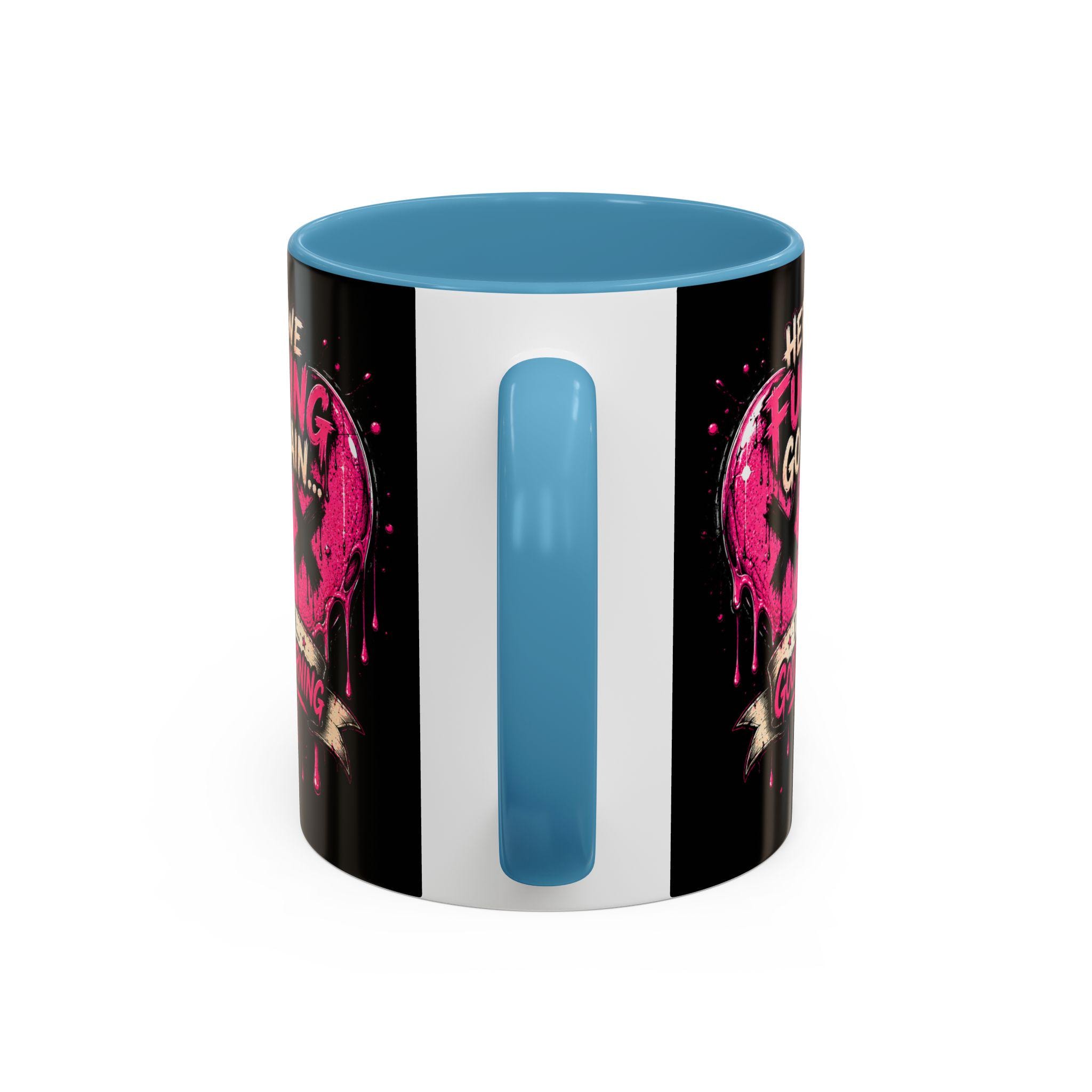 Here We Fucking Go Again Coffee Mug/Funny Morning Mug/Goth Coffee Cup/Sarcastic Gift/ Pink Skull Heart Mug/Alternative Aesthetic Drinkware, product image 20