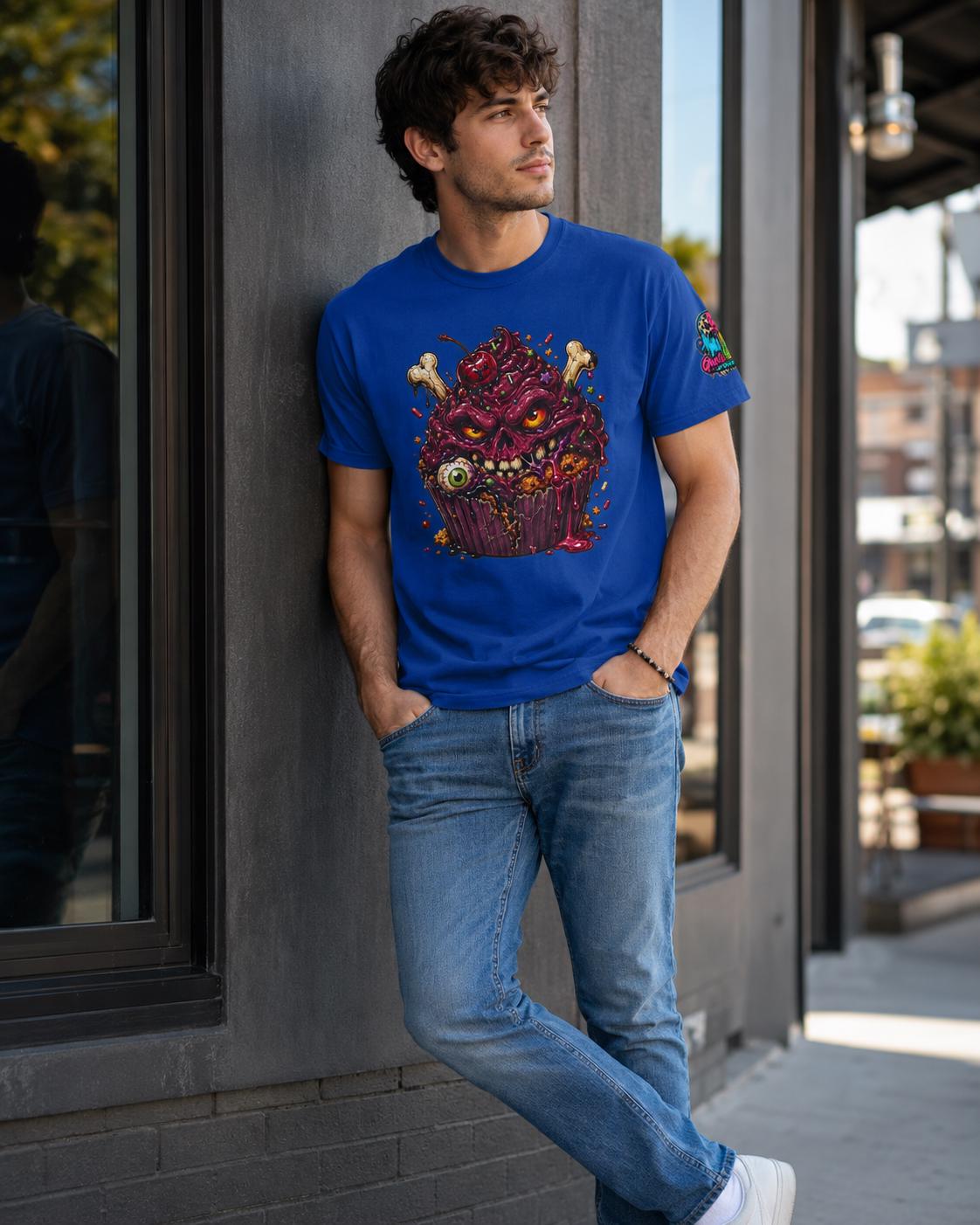 Creepy Horror Cupcake T-Shirt, product image 8