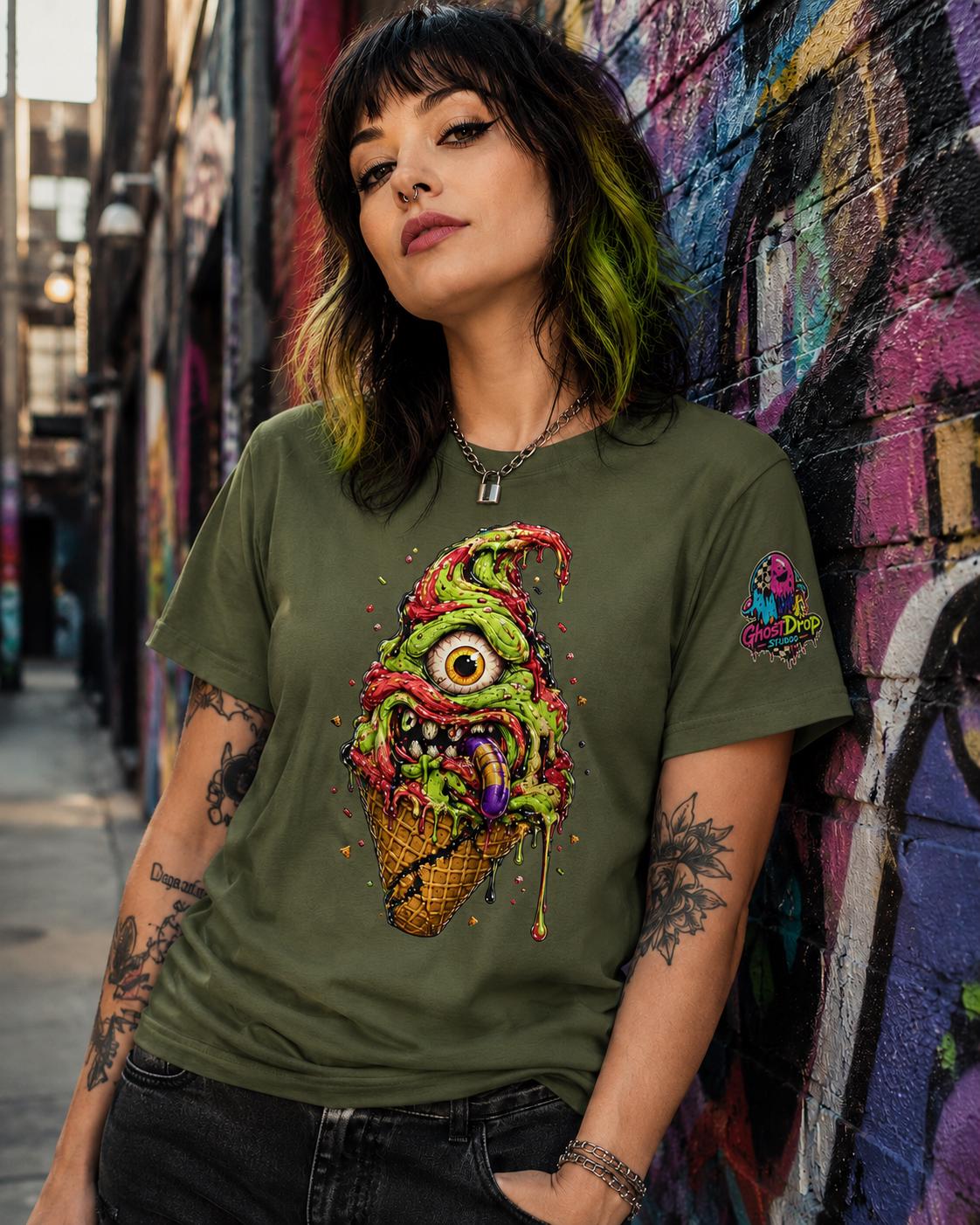 Monster Ice Cream Cone T-Shirt