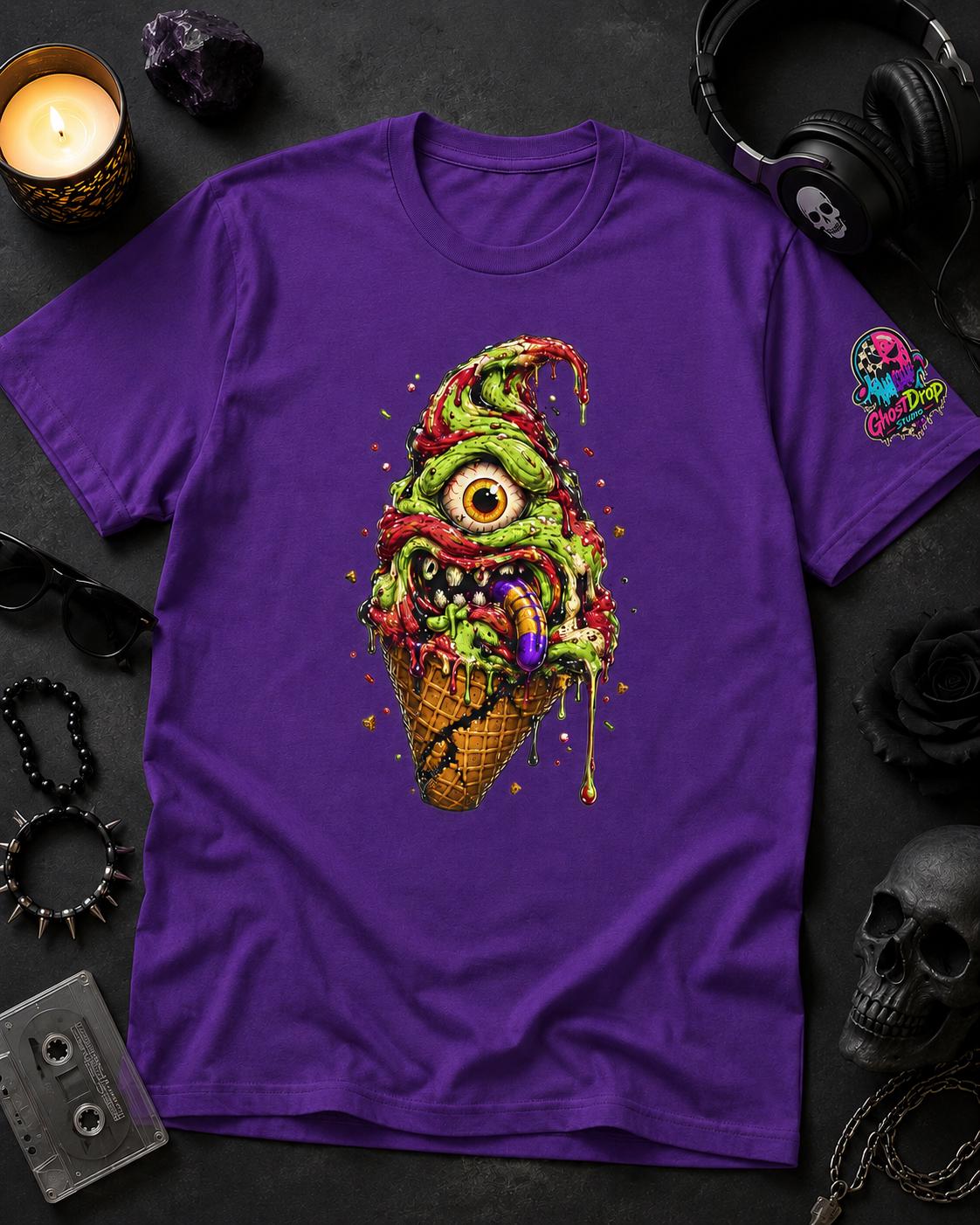 Monster Ice Cream Cone T-Shirt, product image 2