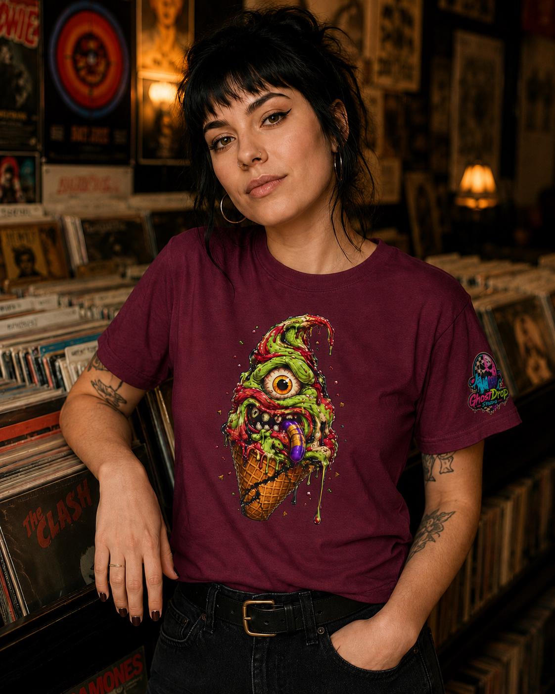 Monster Ice Cream Cone T-Shirt, product image 4