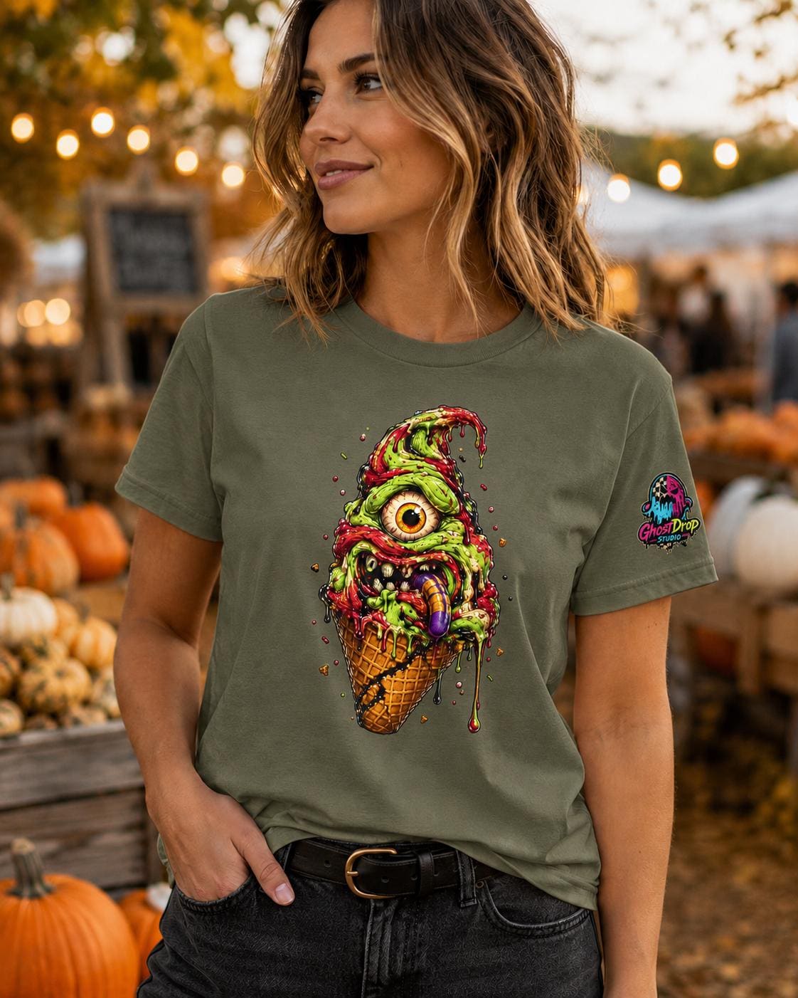 Monster Ice Cream Cone T-Shirt, product image 7