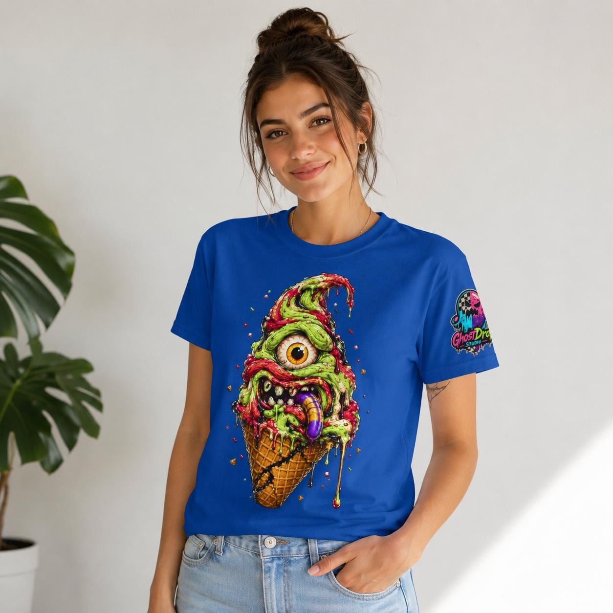 Monster Ice Cream Cone T-Shirt, product image 12