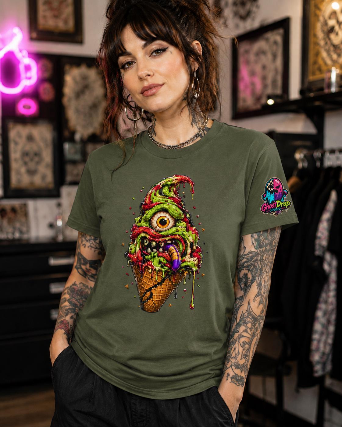 Monster Ice Cream Cone T-Shirt, product image 15