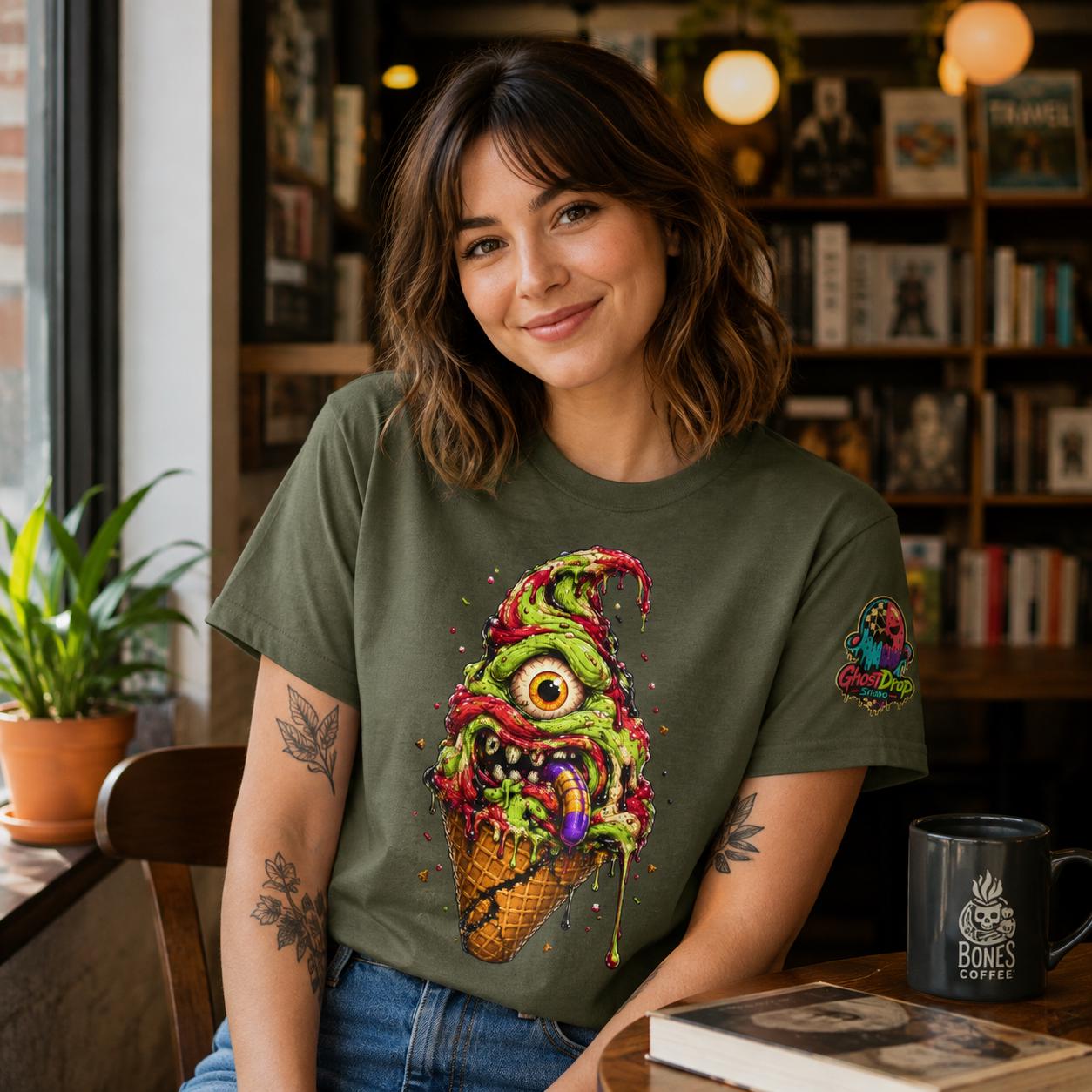 Monster Ice Cream Cone T-Shirt, product image 16