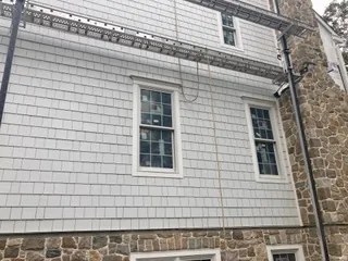 Finished siding detail