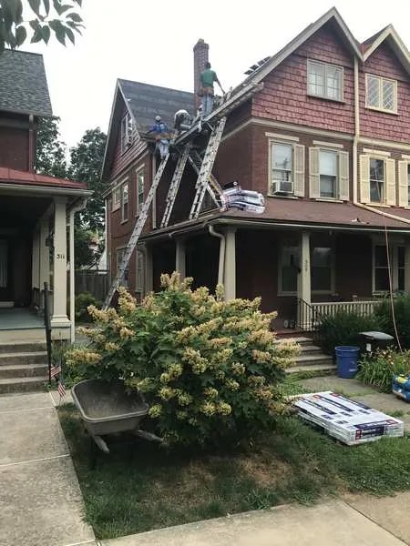 Exterior renovation detail