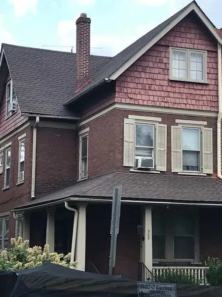 Exterior renovation detail
