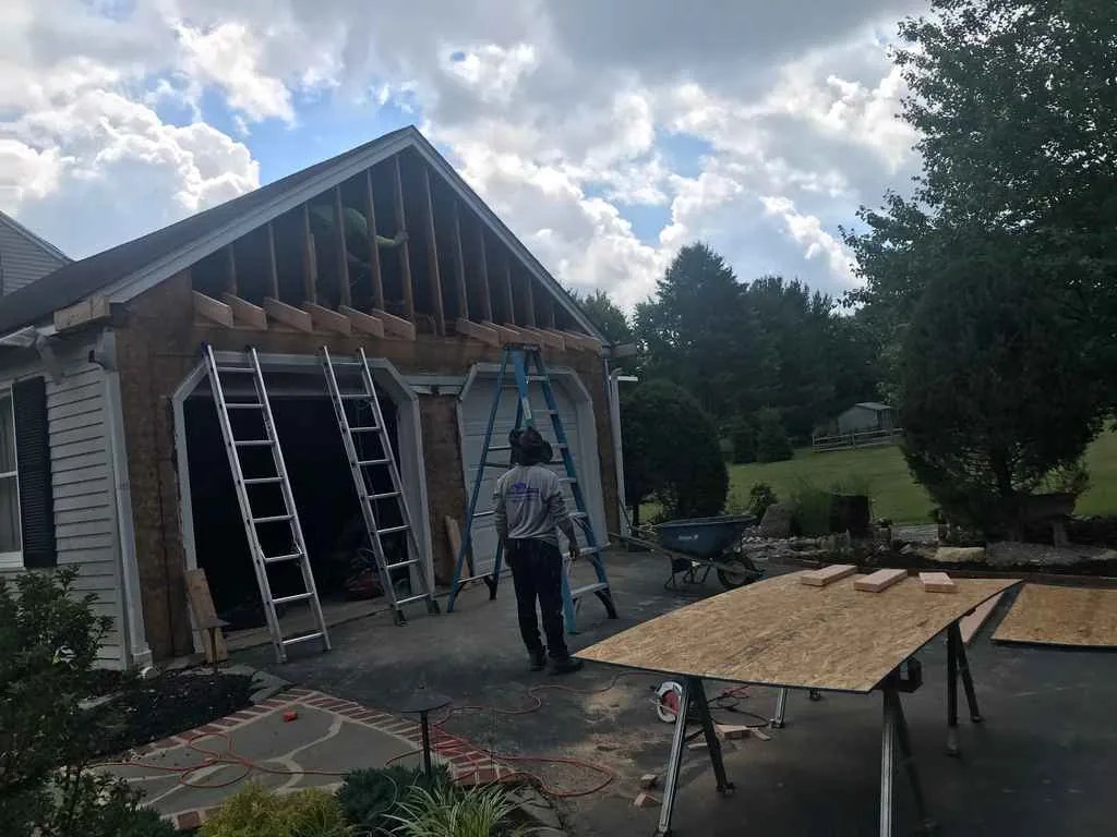 Exterior addition framing