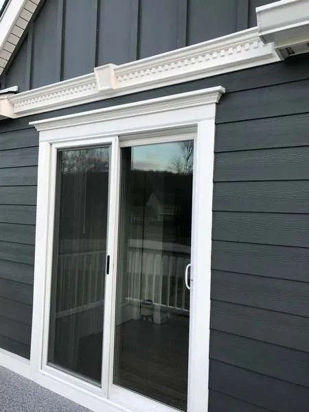New exterior door