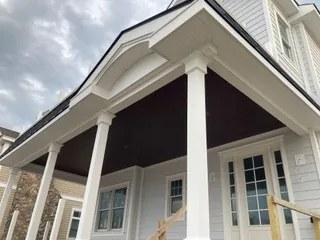 Covered porch exterior