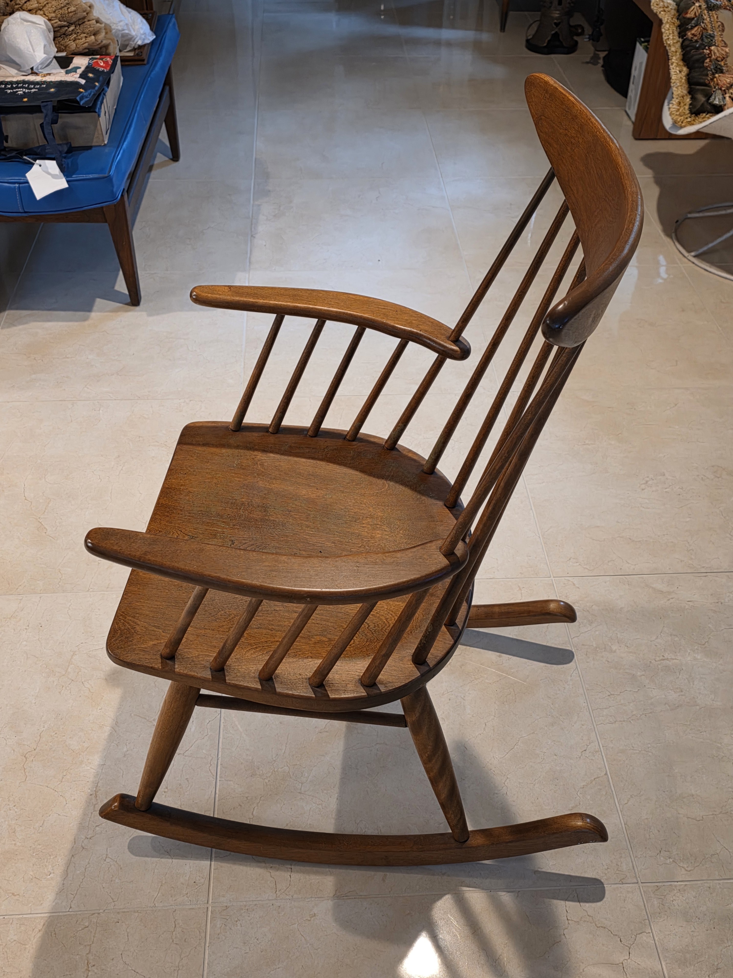 1950 Russell Wright for Conant Ball Rocking Chair, detail 2