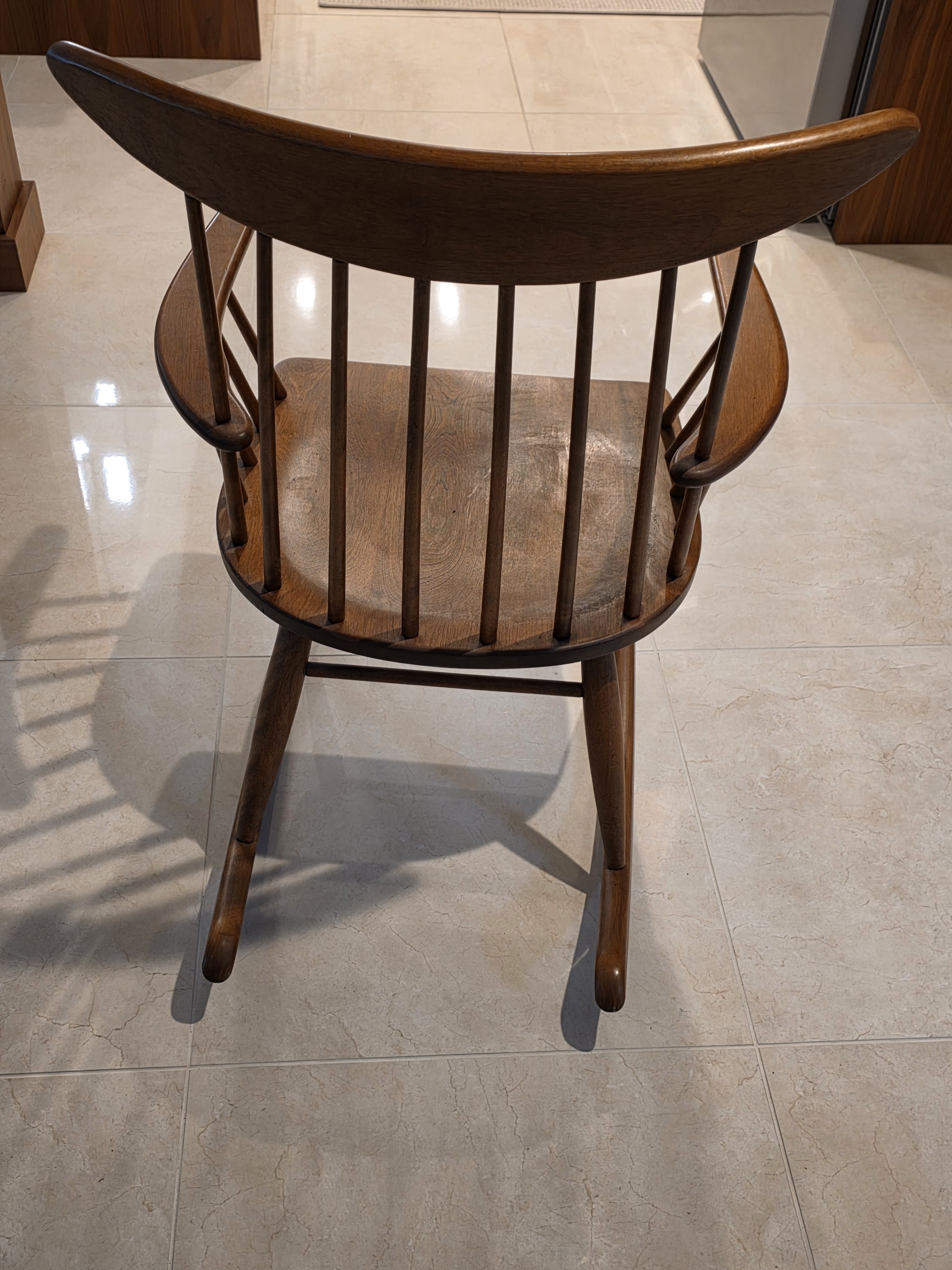 1950 Russell Wright for Conant Ball Rocking Chair, detail 4