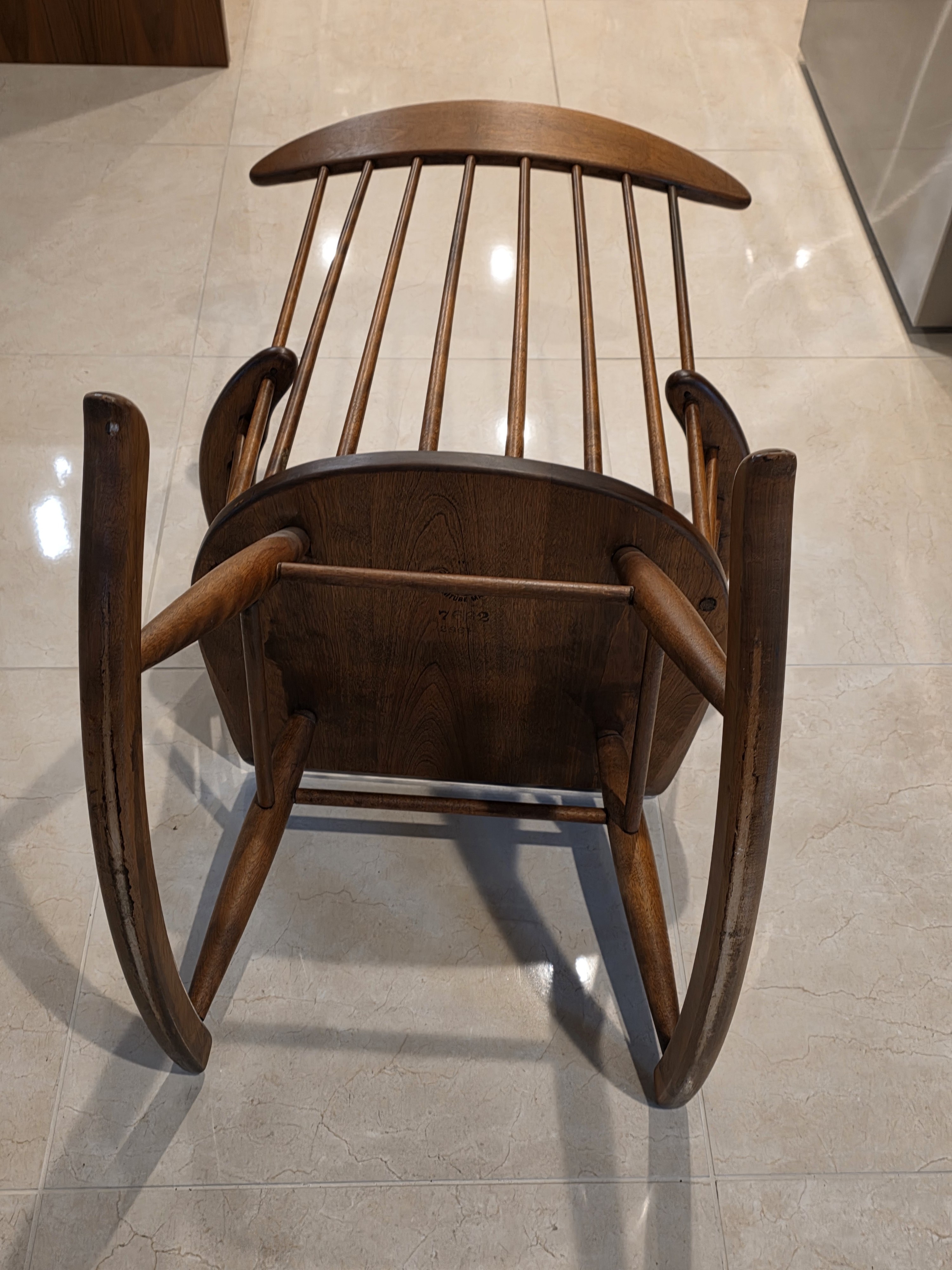 1950 Russell Wright for Conant Ball Rocking Chair, detail 5