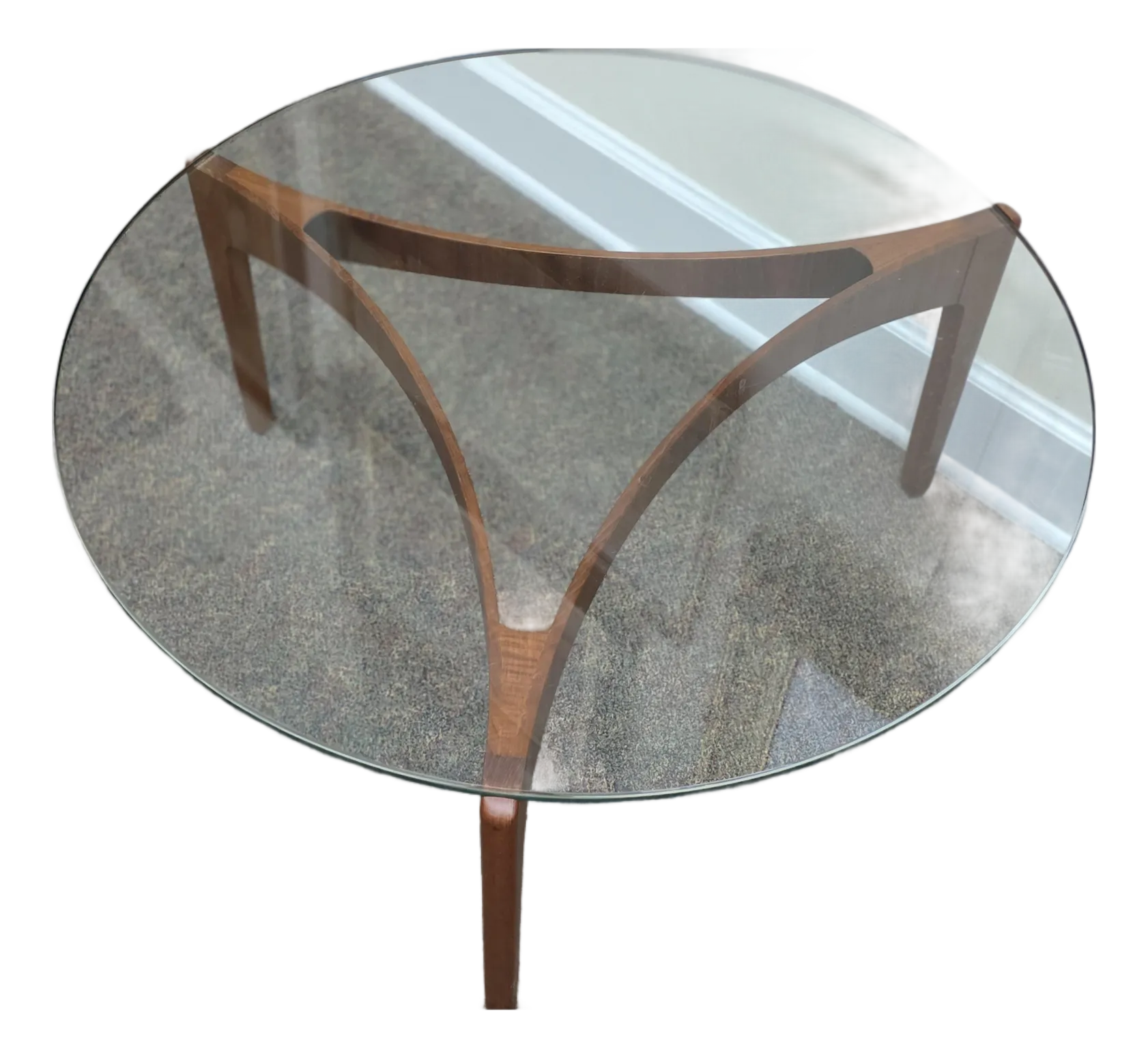 1960s Midcentury Modern Teak Coffee Table by Sven Ellekaer for Christian Linneberg 39"