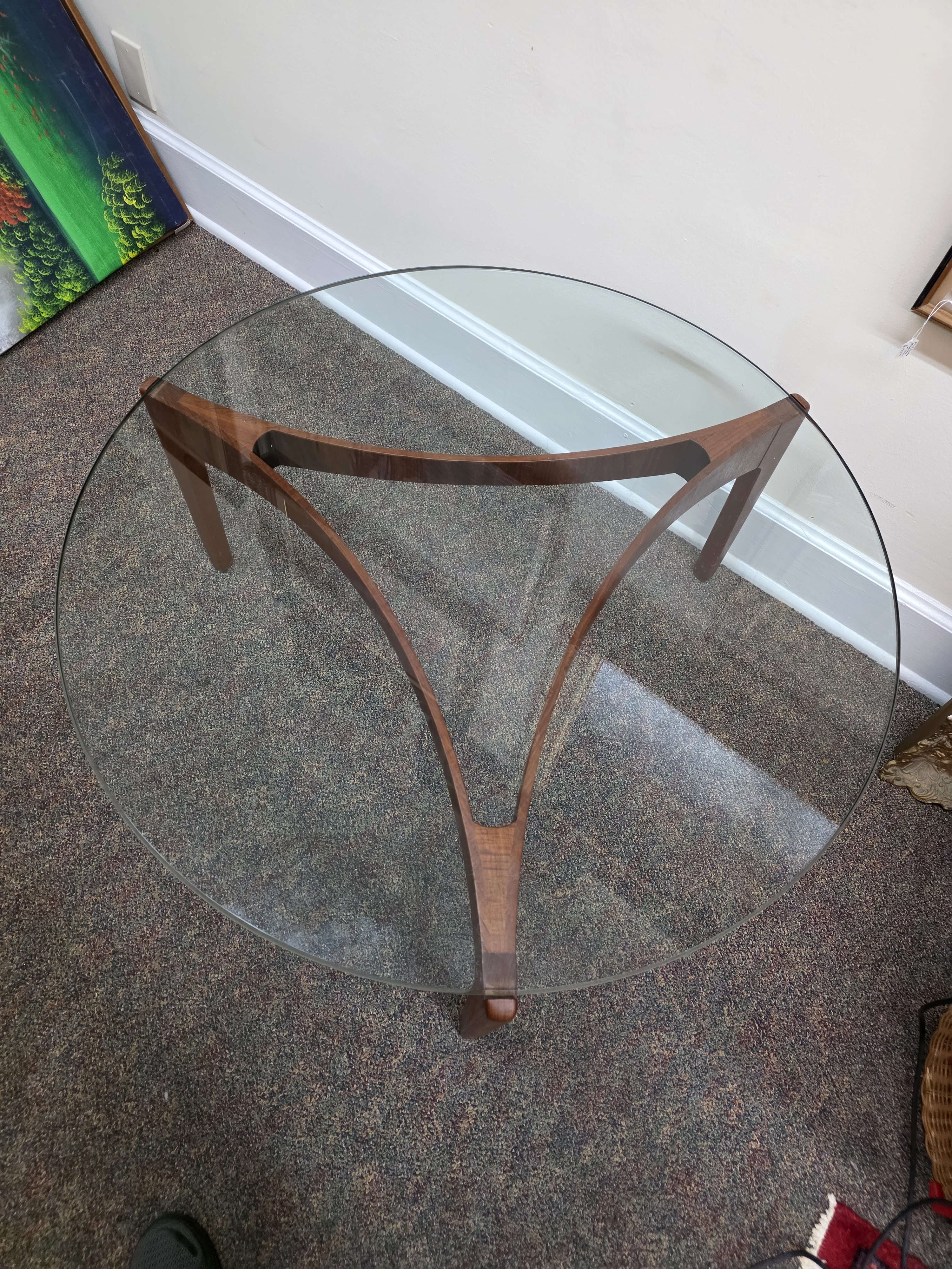 1960s Midcentury Modern Teak Coffee Table by Sven Ellekaer for Christian Linneberg 39", detail 10