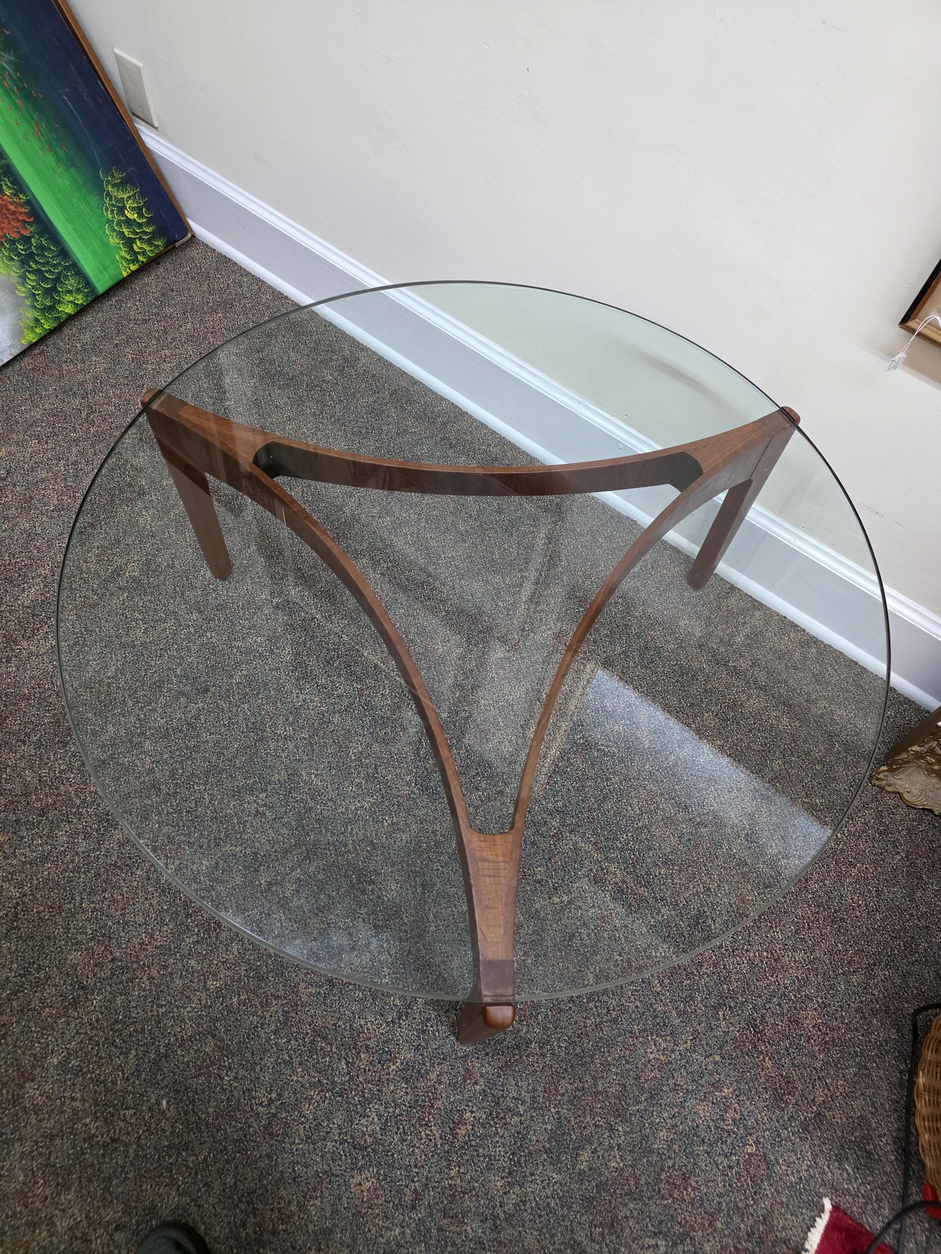 1960s Midcentury Modern Teak Coffee Table by Sven Ellekaer for Christian Linneberg 39", detail 7