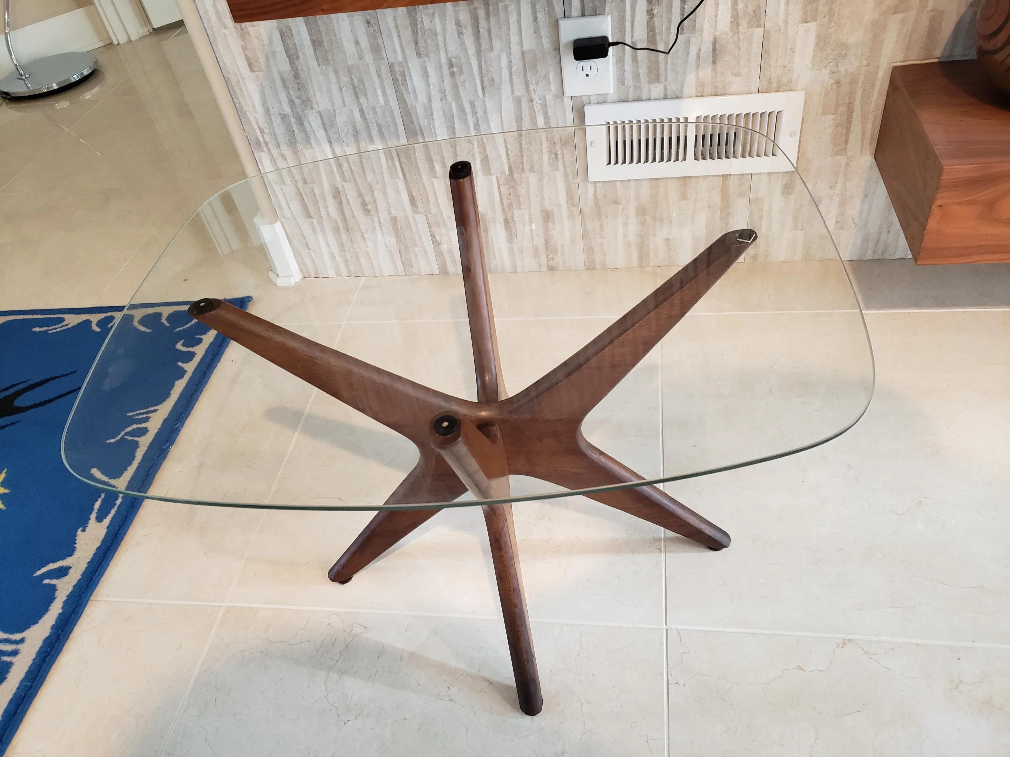 Mid-Century Modern Jacks Side Table Attributed to Adrian Pearsall, detail 2