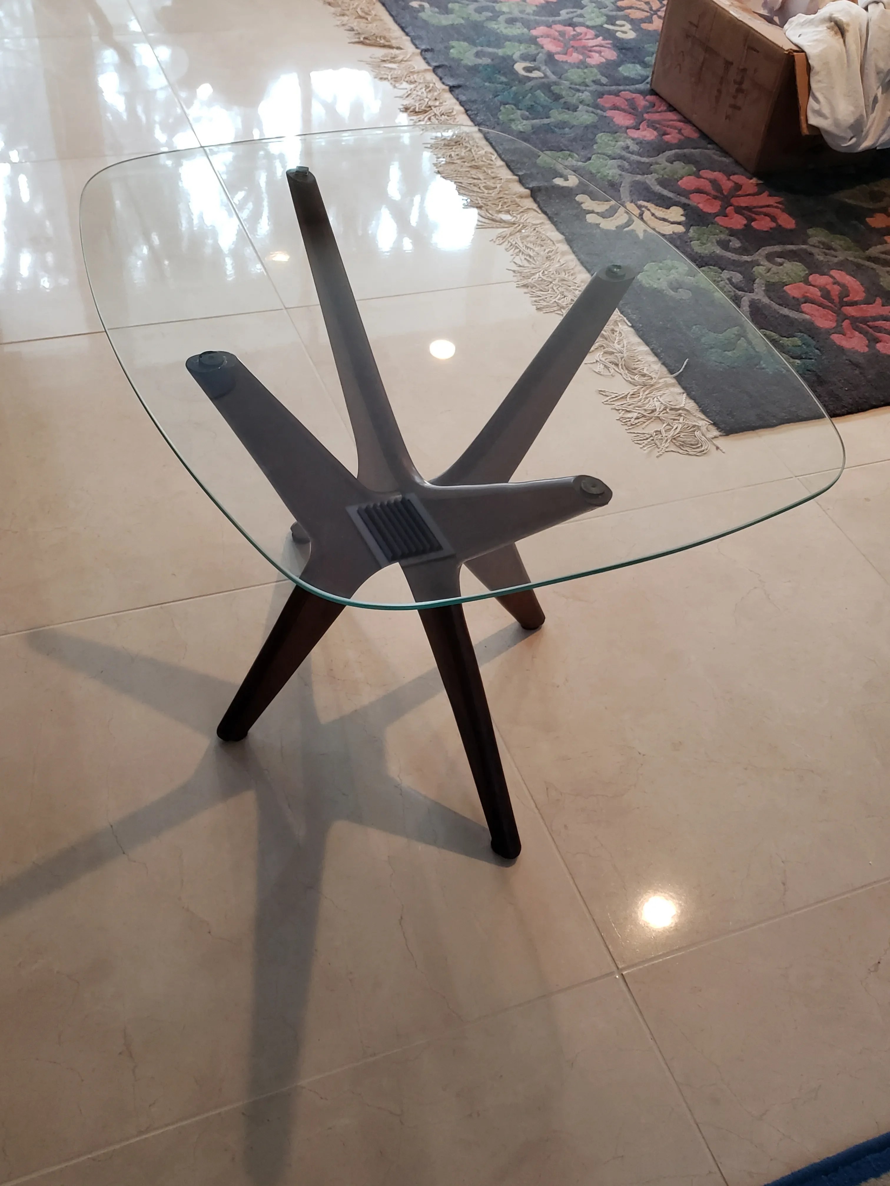 Mid-Century Modern Jacks Side Table Attributed to Adrian Pearsall, detail 3