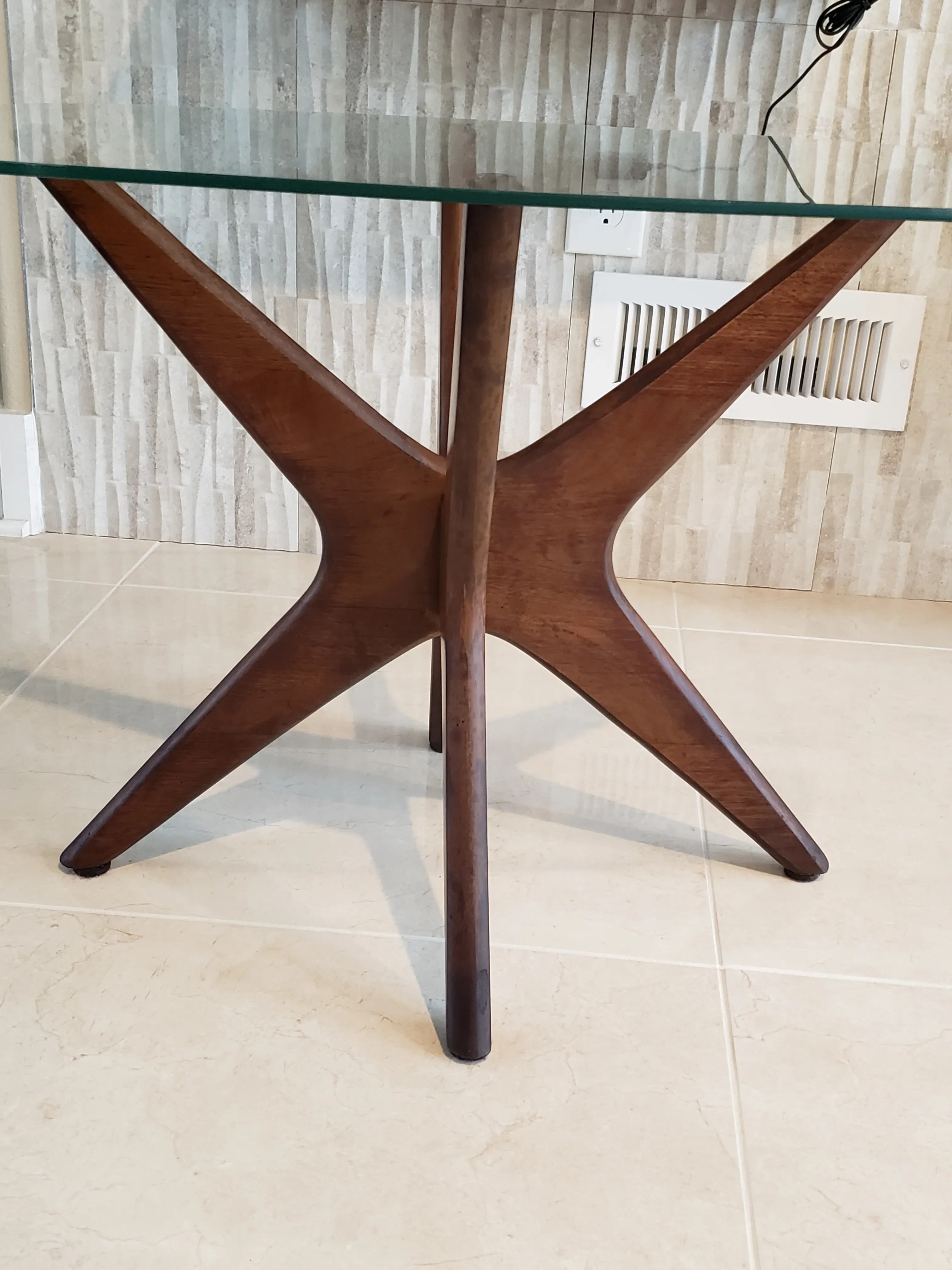 Mid-Century Modern Jacks Side Table Attributed to Adrian Pearsall, detail 4