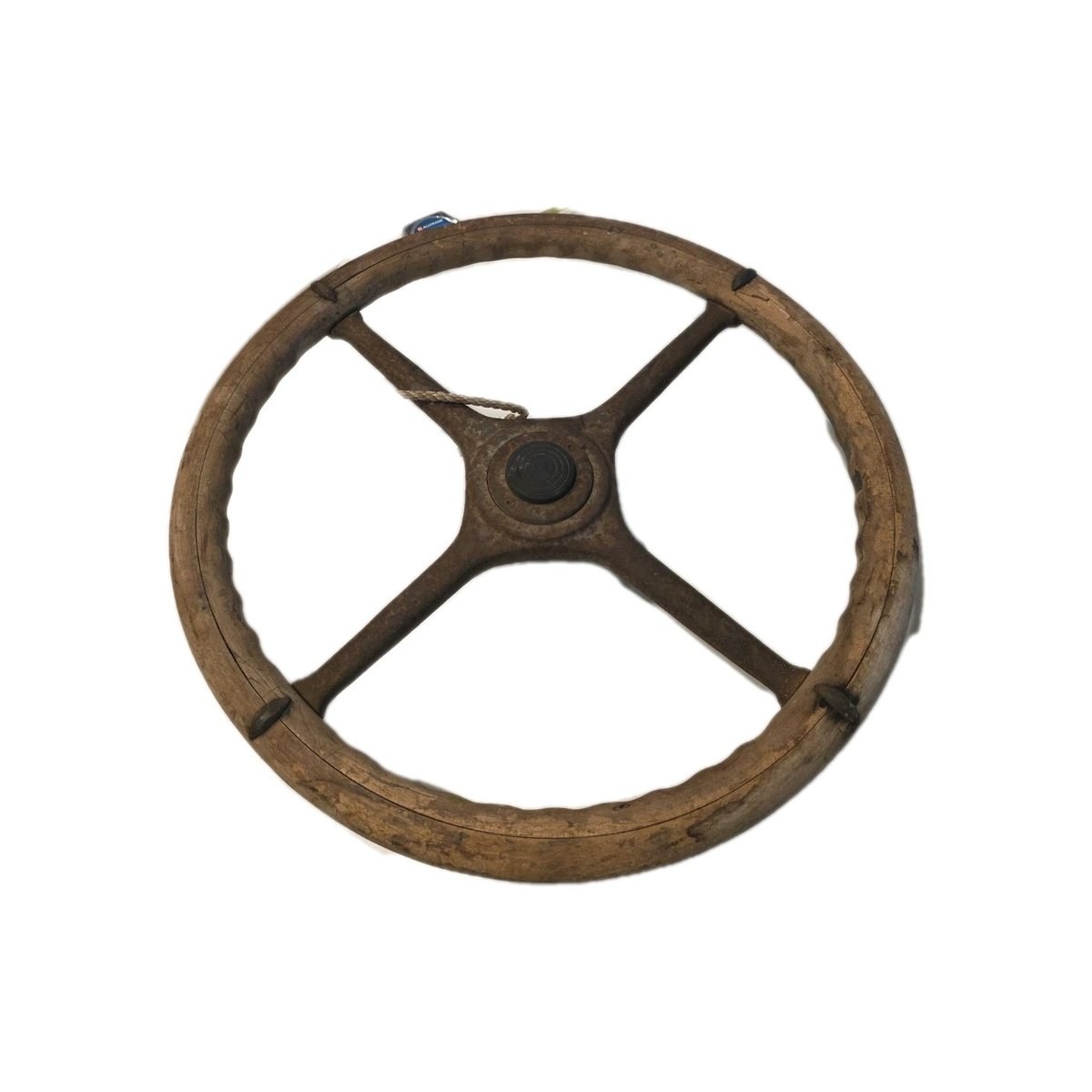 ANTIQUE FORD MODEL A MODEL T  WOOD STEERING WHEEL NO. 102-5 20"  ORIGINAL!