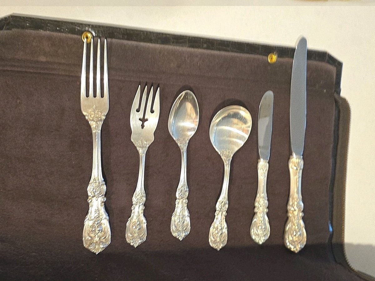 Antique Reed & Barton Francis I 93pcs Silverware 6-Pc Setting Service for 12
