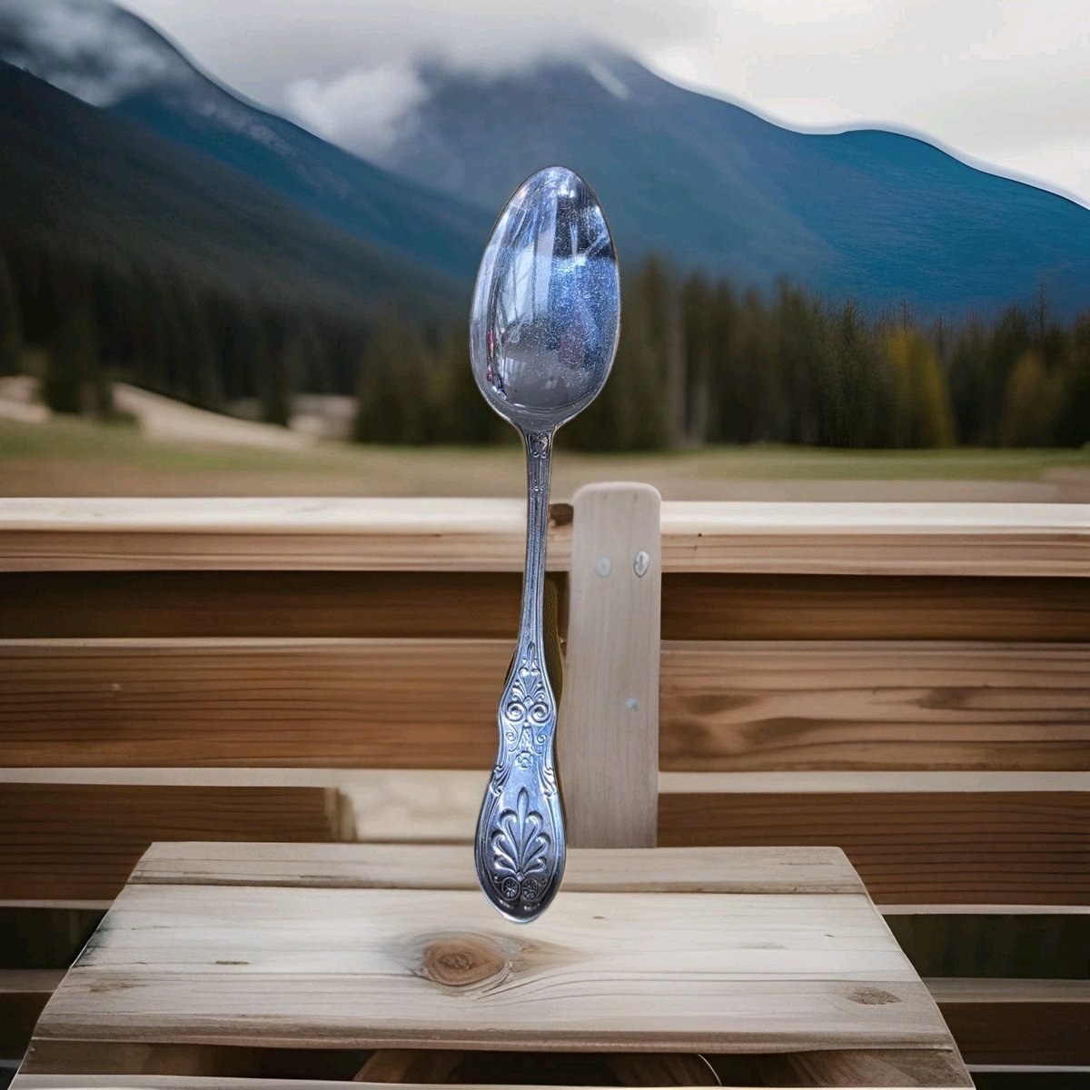Antique Tiffany & Co. 925 Sterling Silver Saratoga 8 5/8" Spoon