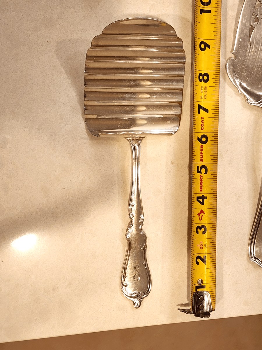 Asparagus Server 800 German Pattern Signed S Mono