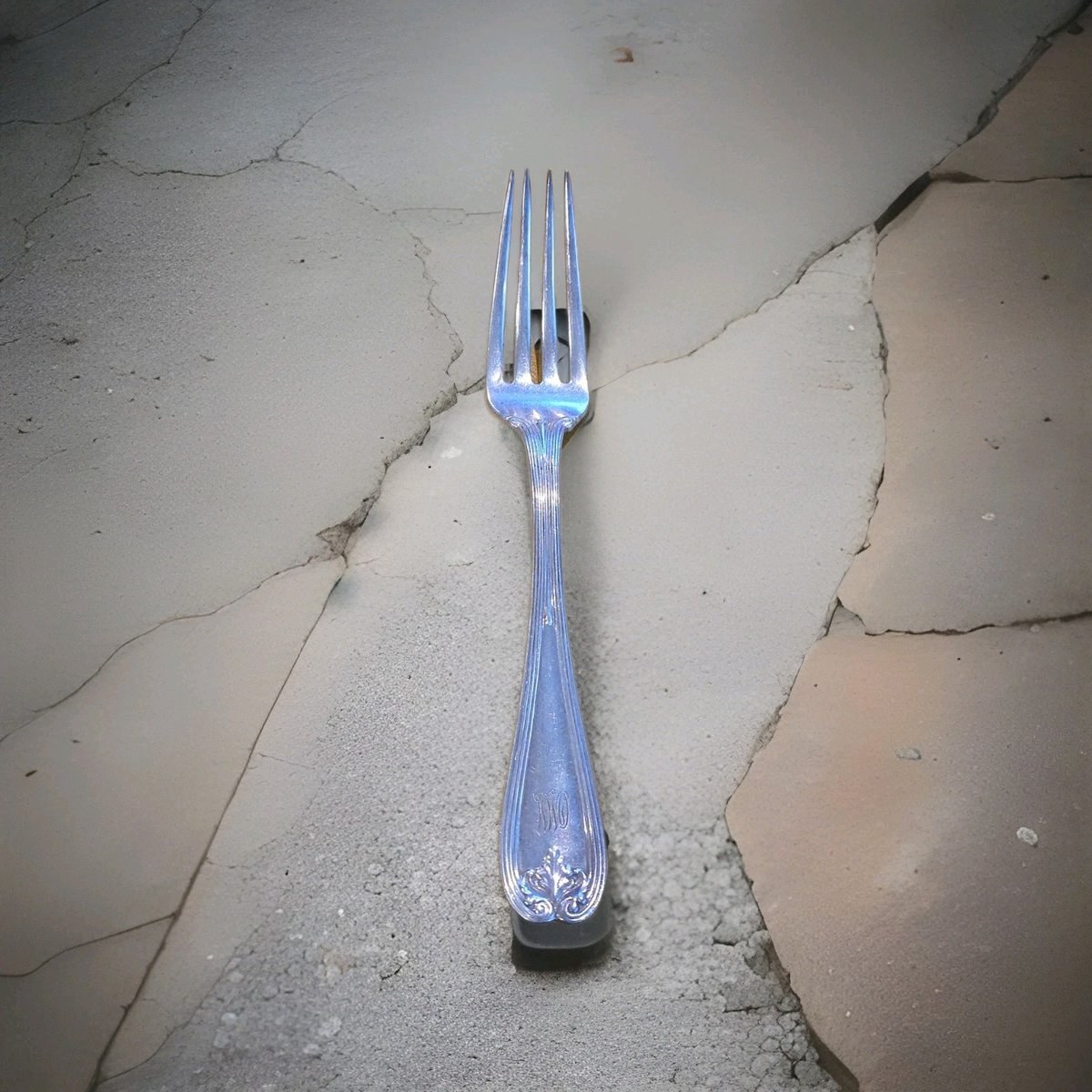 Colonial by Tiffany and Co Sterling Silver Fork 7 3/8"