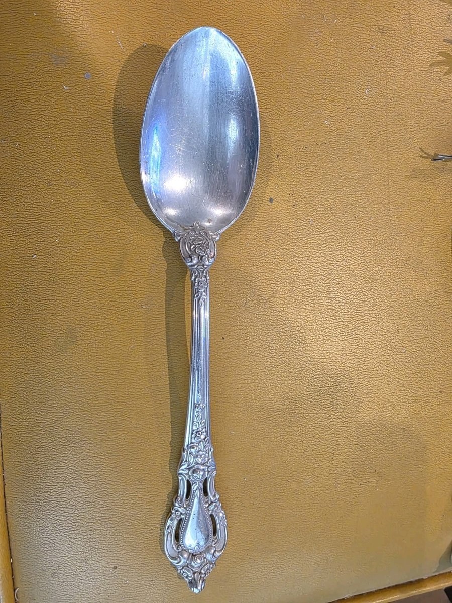 Eloquence-Lunt Sterling Table Serving Spoon-8 1/2"