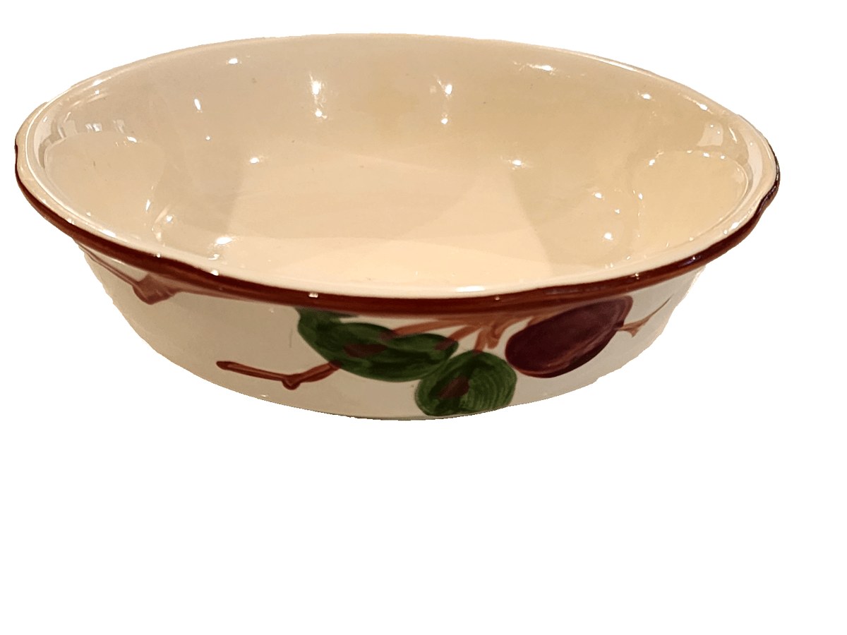Franciscan Apple 7" Round Footed Vegetable Serving Bowl 7 5/8" No Chips or Flaws