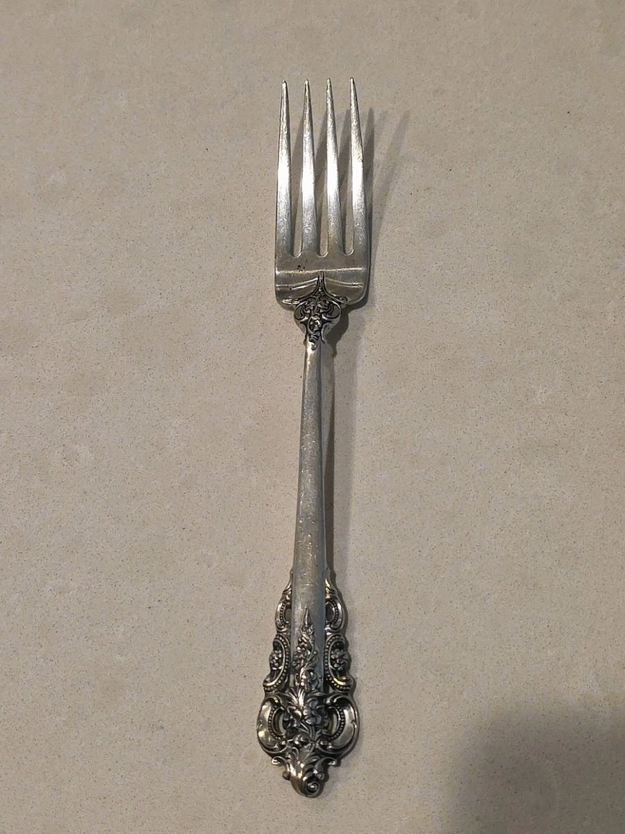 Grande Baroque 5 7/8" Youth Fork Wallace Sterling Silver 1941