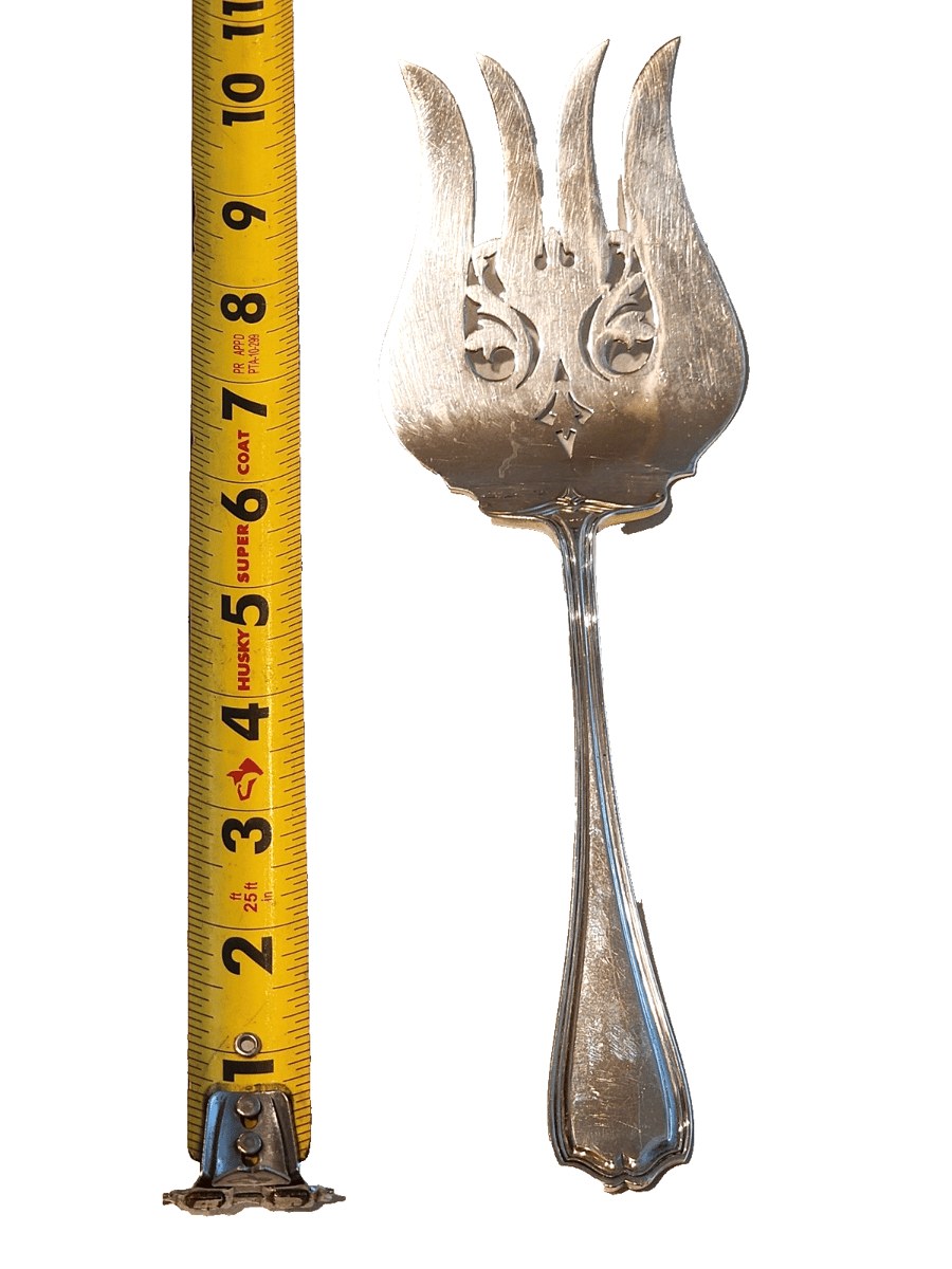 Hepplewhite by Reed and Barton Sterling Silver Fish Serving Fork Pierced Fancy