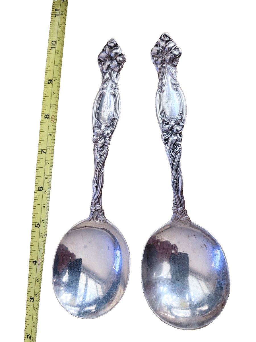 International Silver Sterling Frontenac Round Soup Gumbo Spoon 