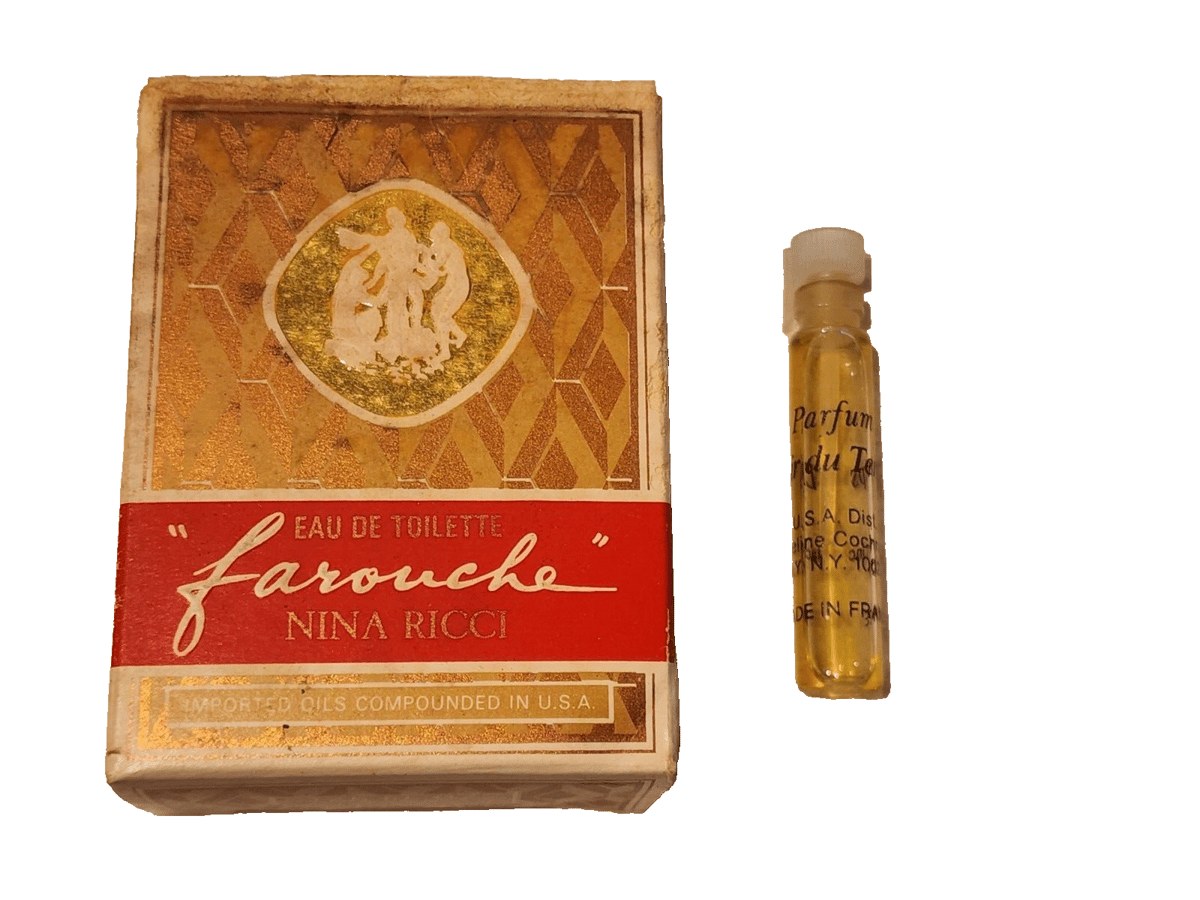 Nina Ricci FAROUCHE Eau de Toilette Splash Mini 6 ml VINTAGE PARTIAL filled