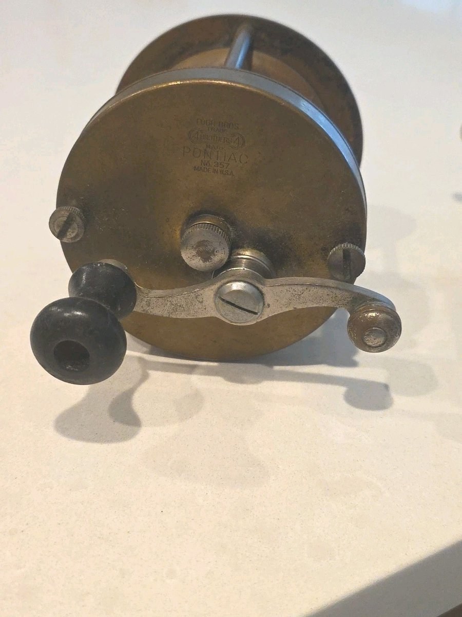 Rare Brass Four Brothers  Pontiac  No 357 Reel