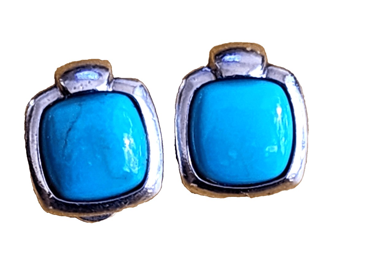 Turquoise Sterling Silver Earrings