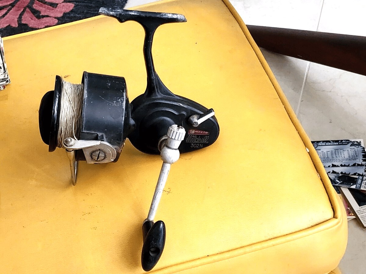 VINTAGE GARCIA MITCHELL 302N SALTWATER FISHING REEL FRANCE