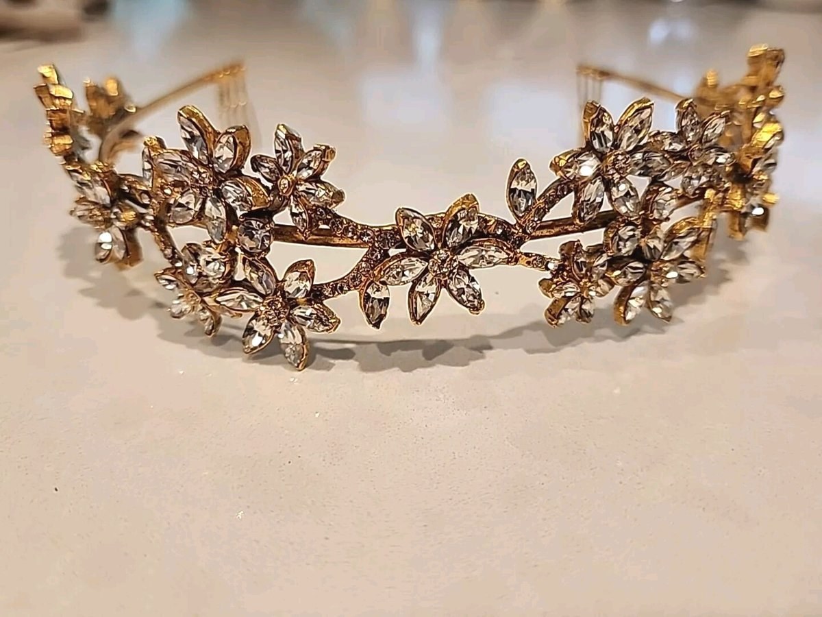 Vintage Misu Tierra With Rhinestones in Bronze