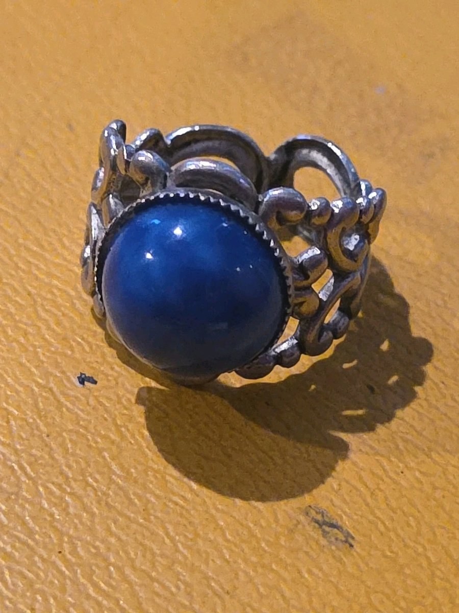 Vintage Sterling Silver 925 Chalcedony Ring Size 5
