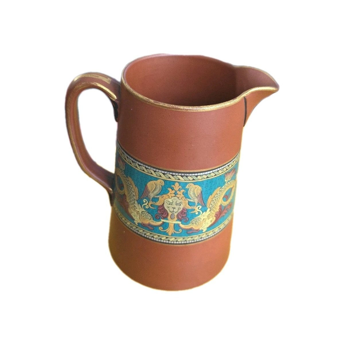 Watcombe Pottery Torquay Redware Pitcher/Jug Attributed to Christopher Dresser
